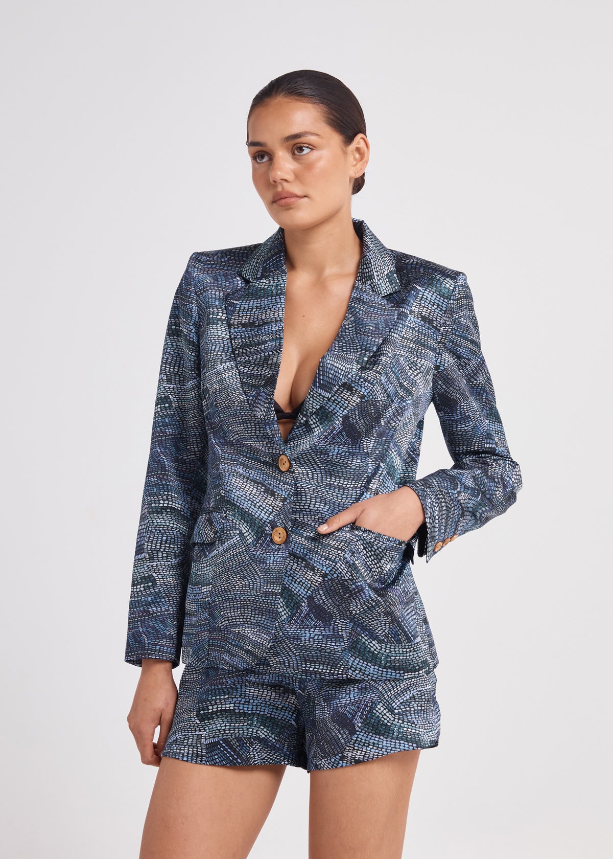 Silk Tailored Jacket