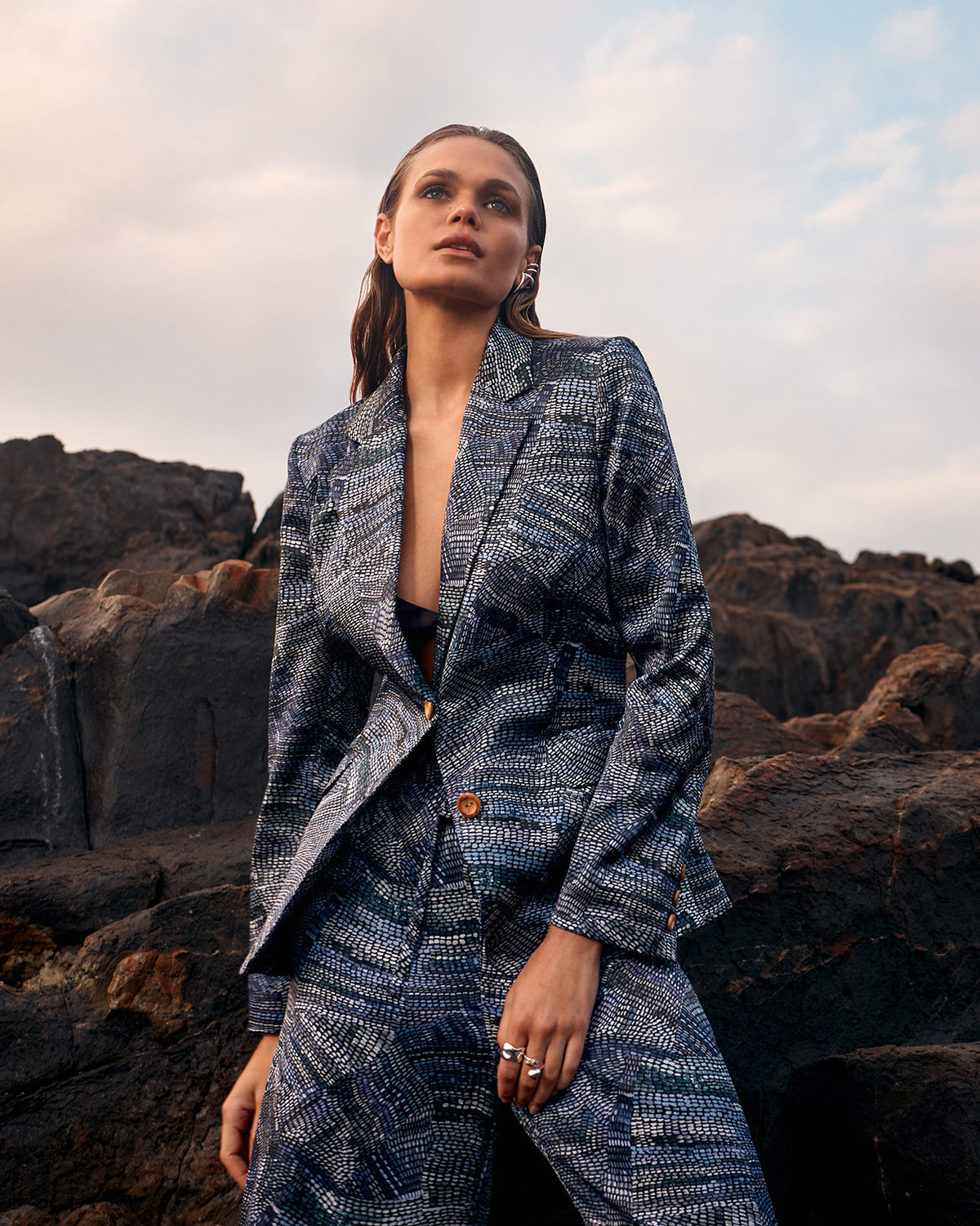 Silk Tailored Jacket