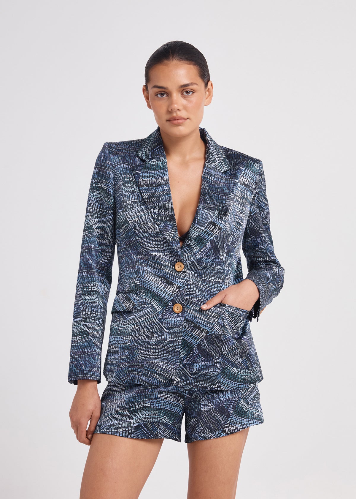 Silk Tailored Jacket