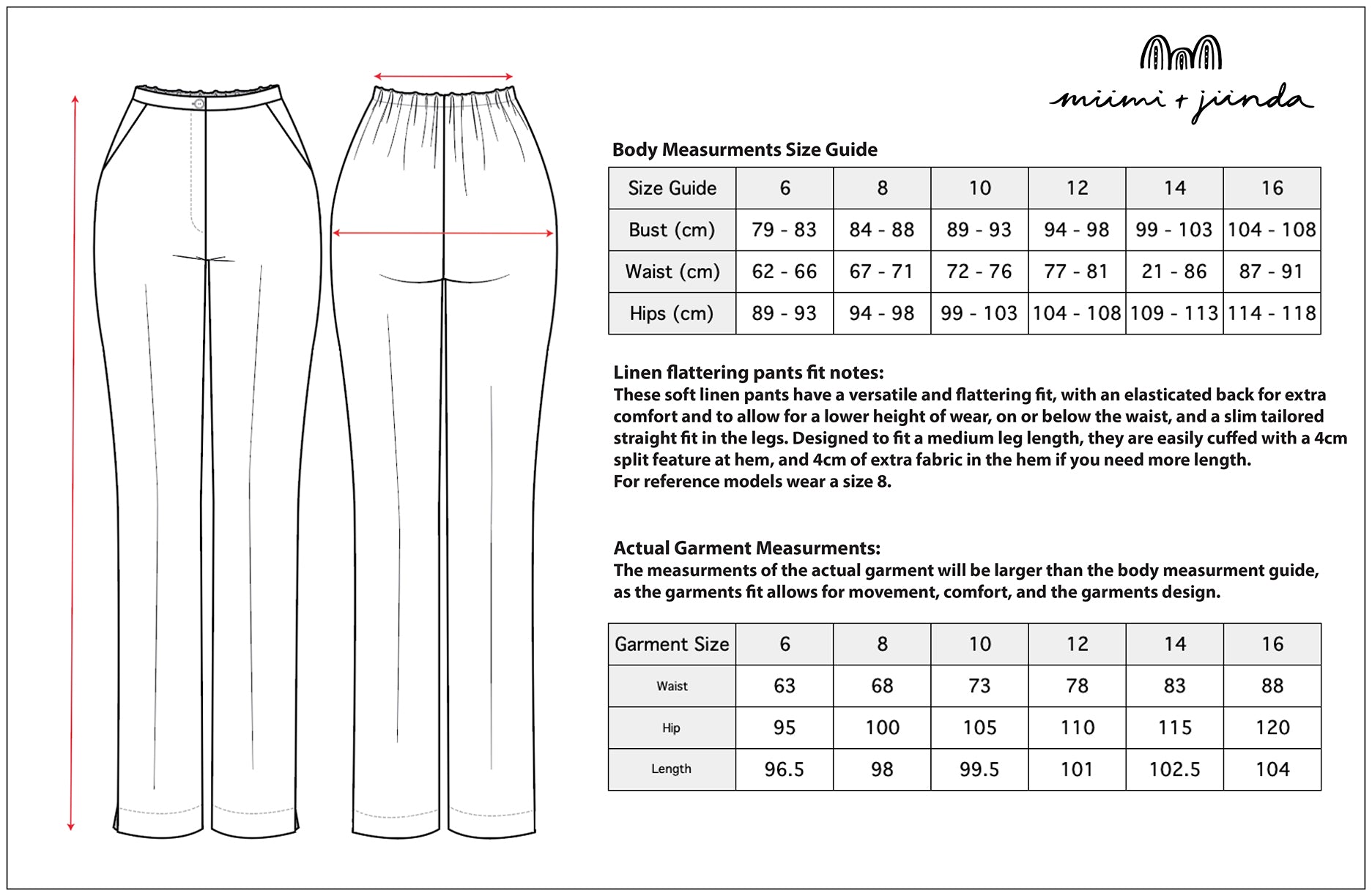 Yaara Linen Flattering Pant