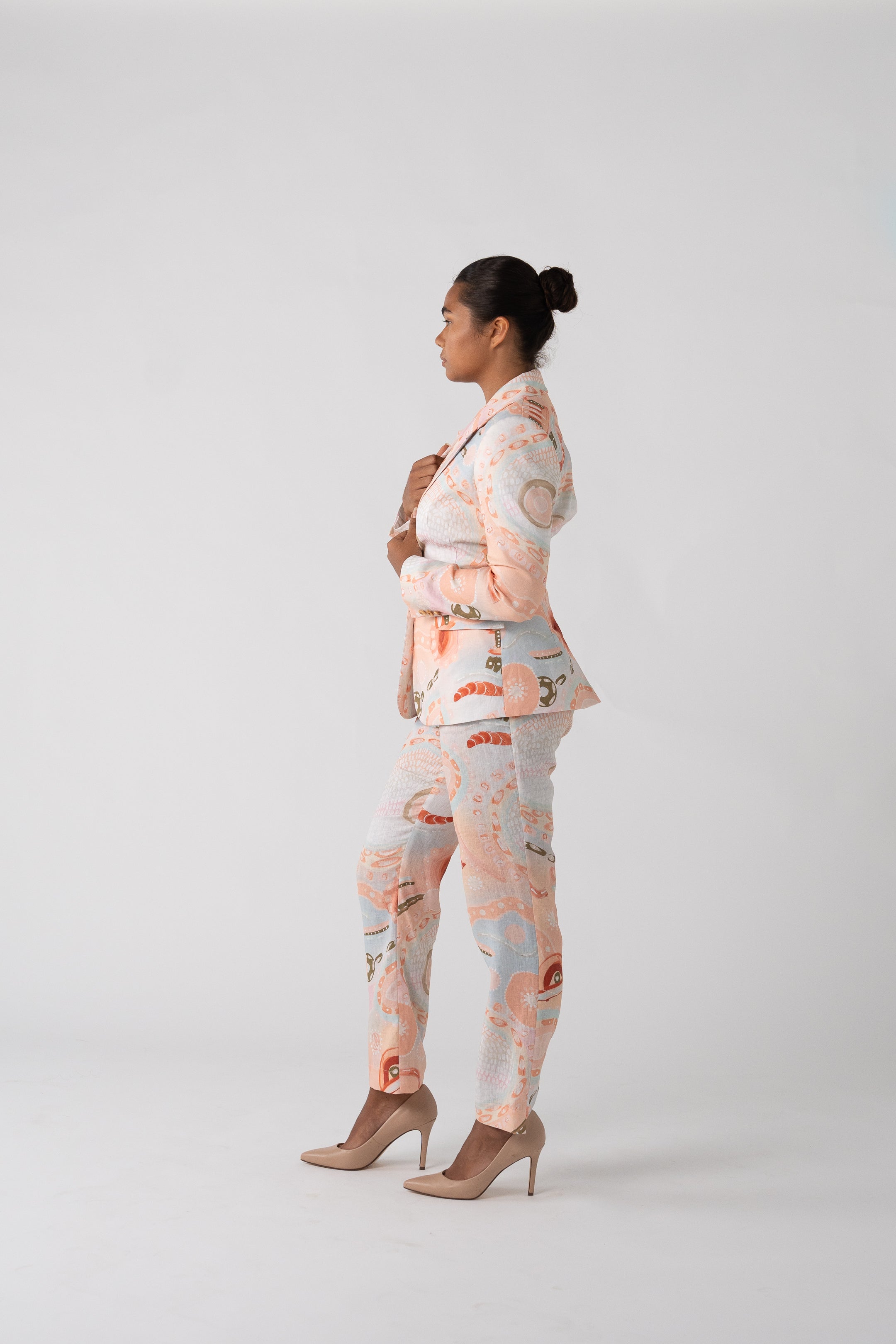 Miinggi Heart Linen Flattering Pant