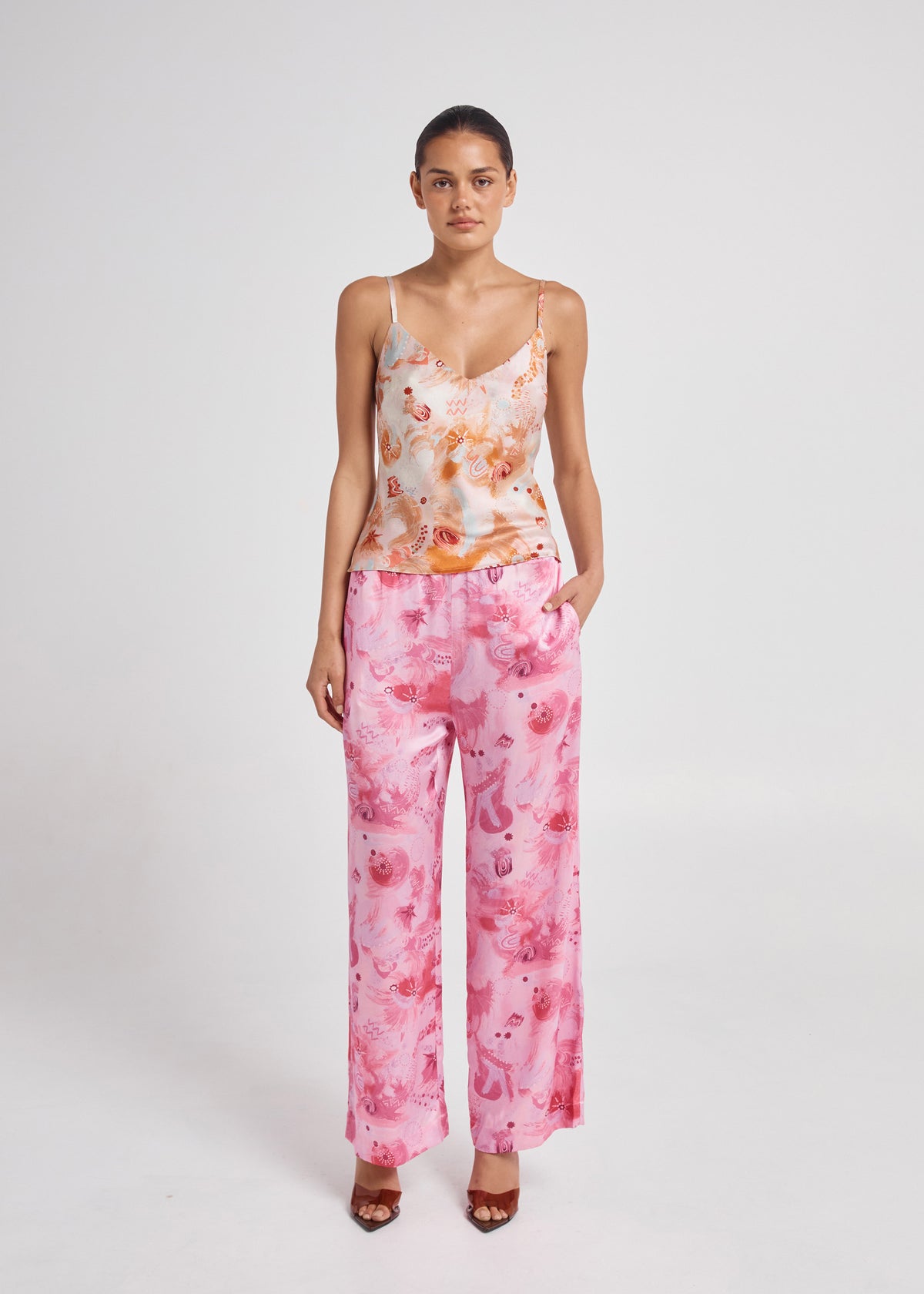Bias Cut Silk Camisole
