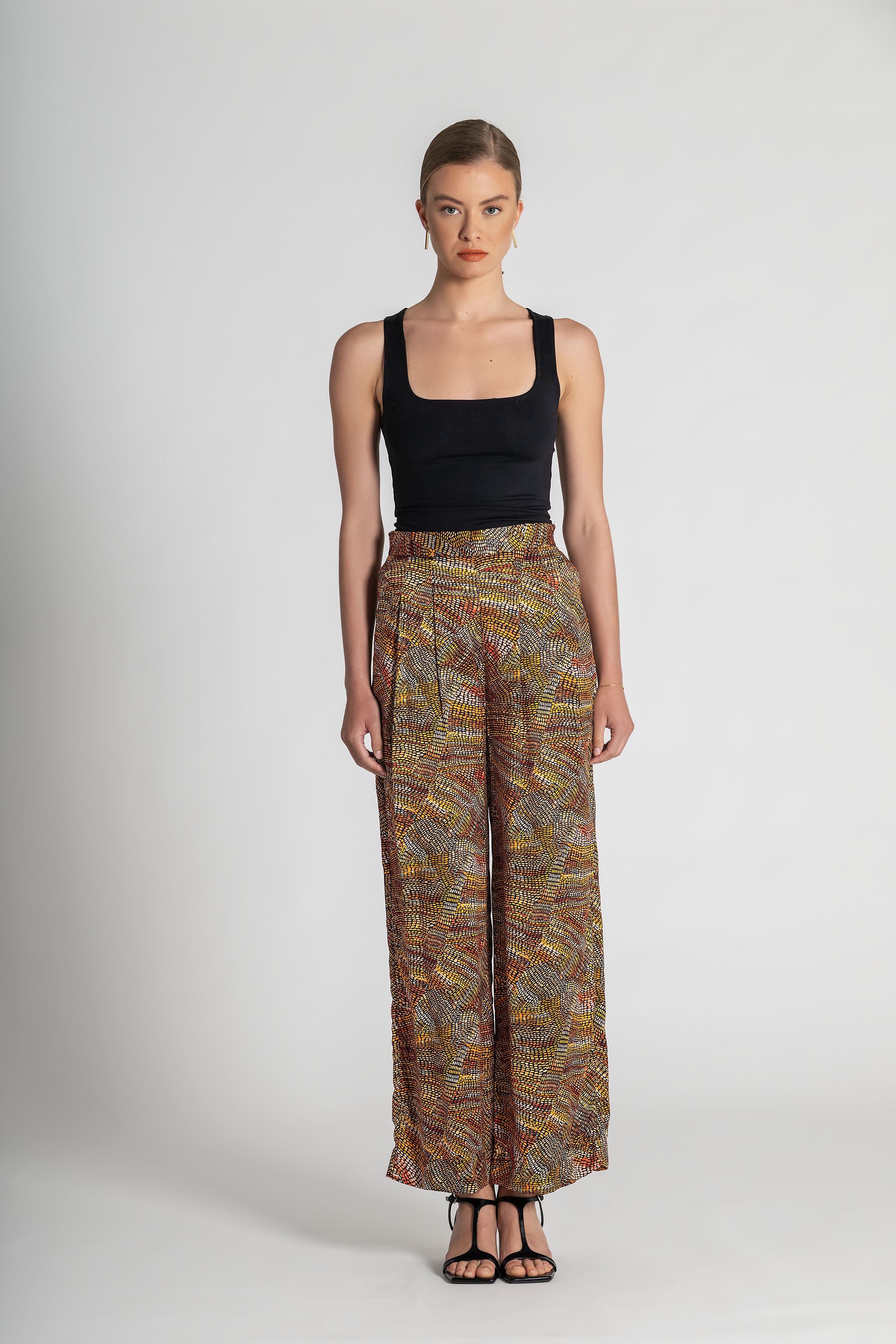 Collectors Edit | Jaanymilli Silk Tailored Wide Leg Pants