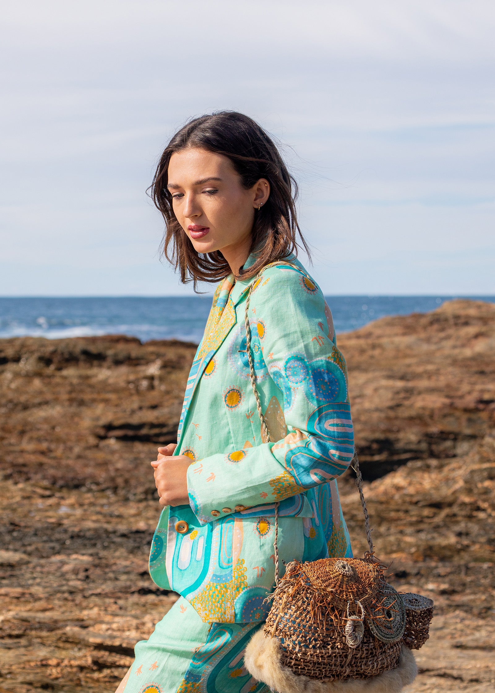 Ngaarlu Linen Slimline Comfort Jacket