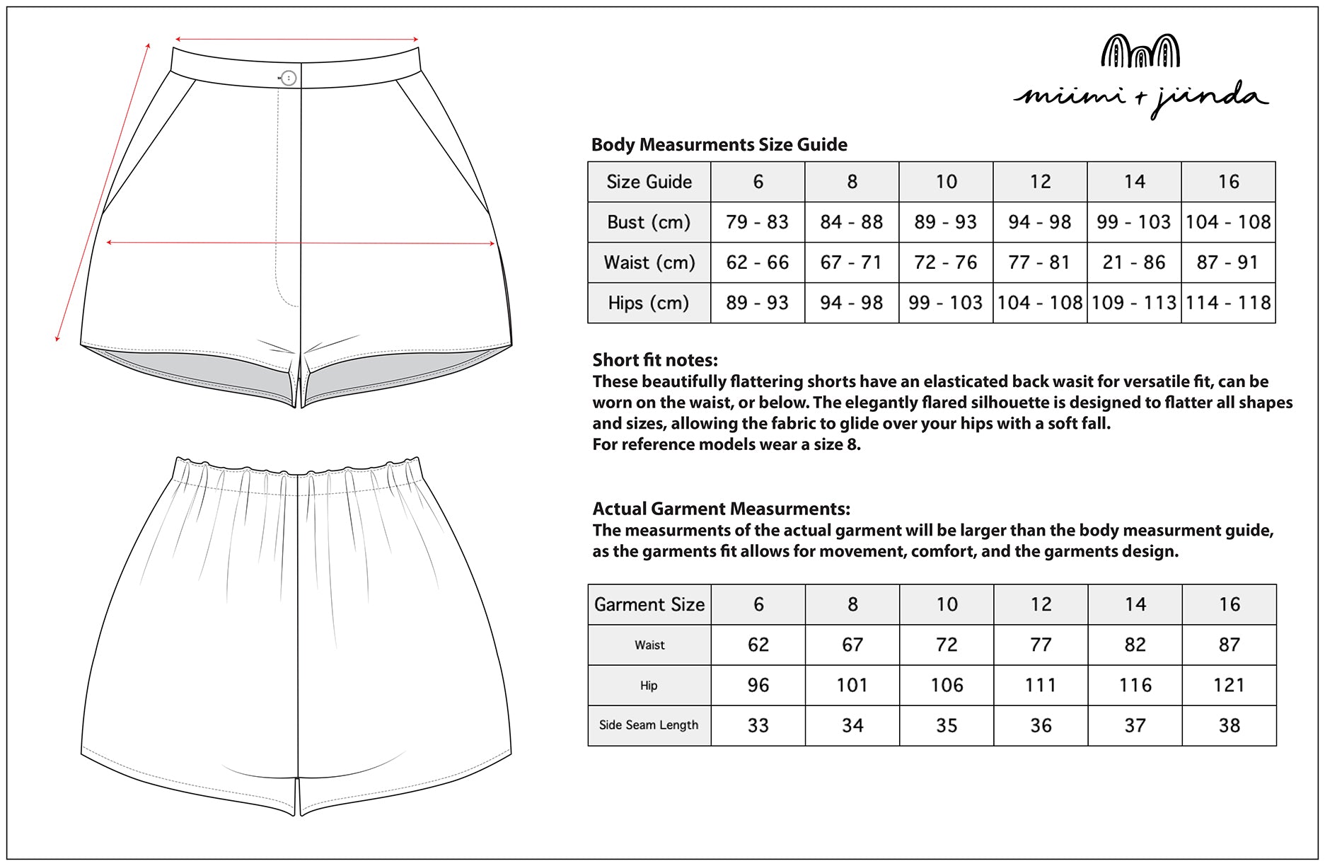 Miinggi Linen Shorts