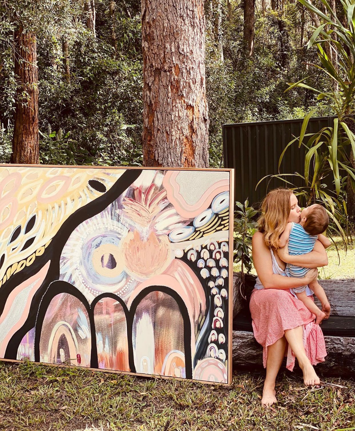 Burraaba (Unearth) Canvas Print Edition