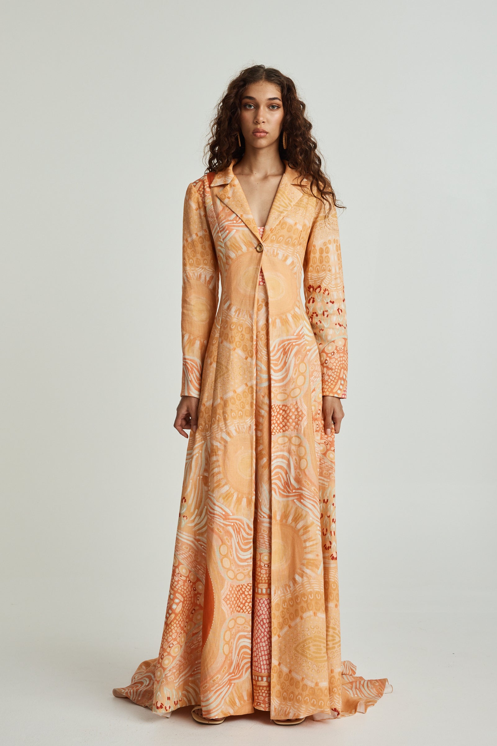 Gawngaan Linen Trench