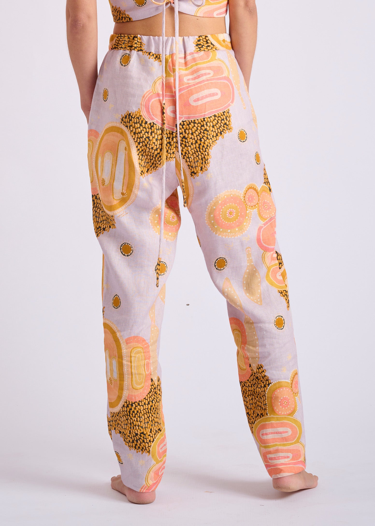 Gulgaany Linen Flattering Pant