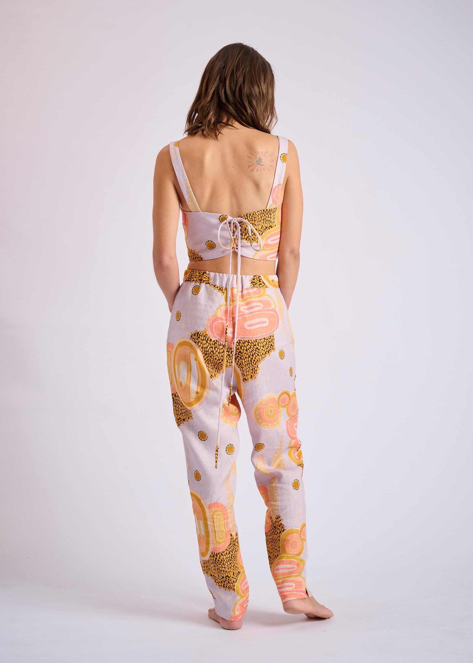 Collectors Edit | Gulgaany Linen Laced-Up Corset