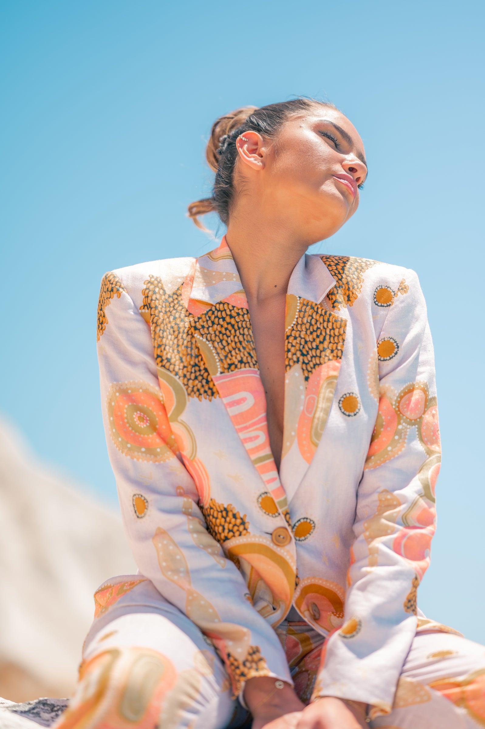 Gulgaany Linen Slimline Comfort Jacket