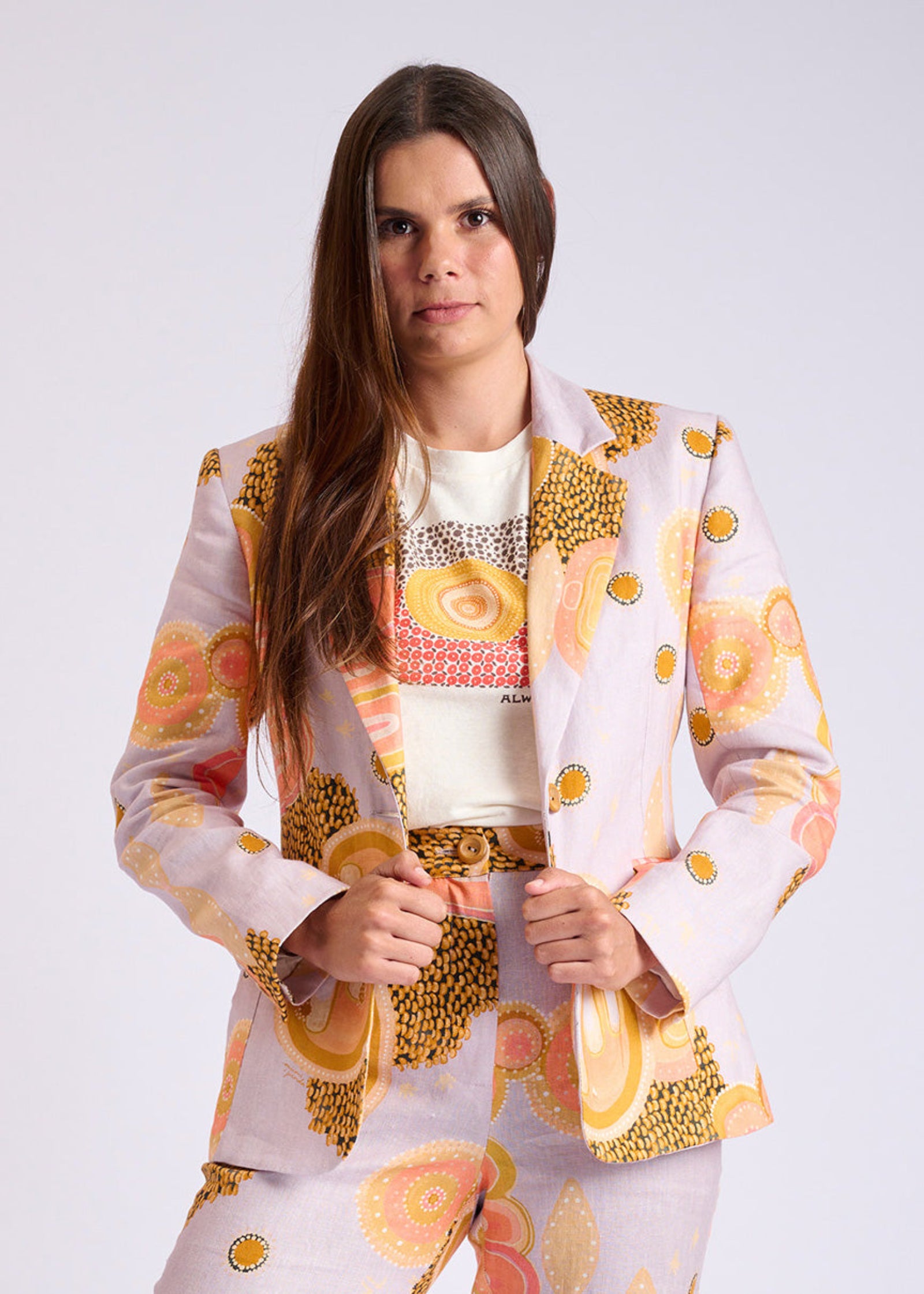 Gulgaany Linen Slimline Comfort Jacket