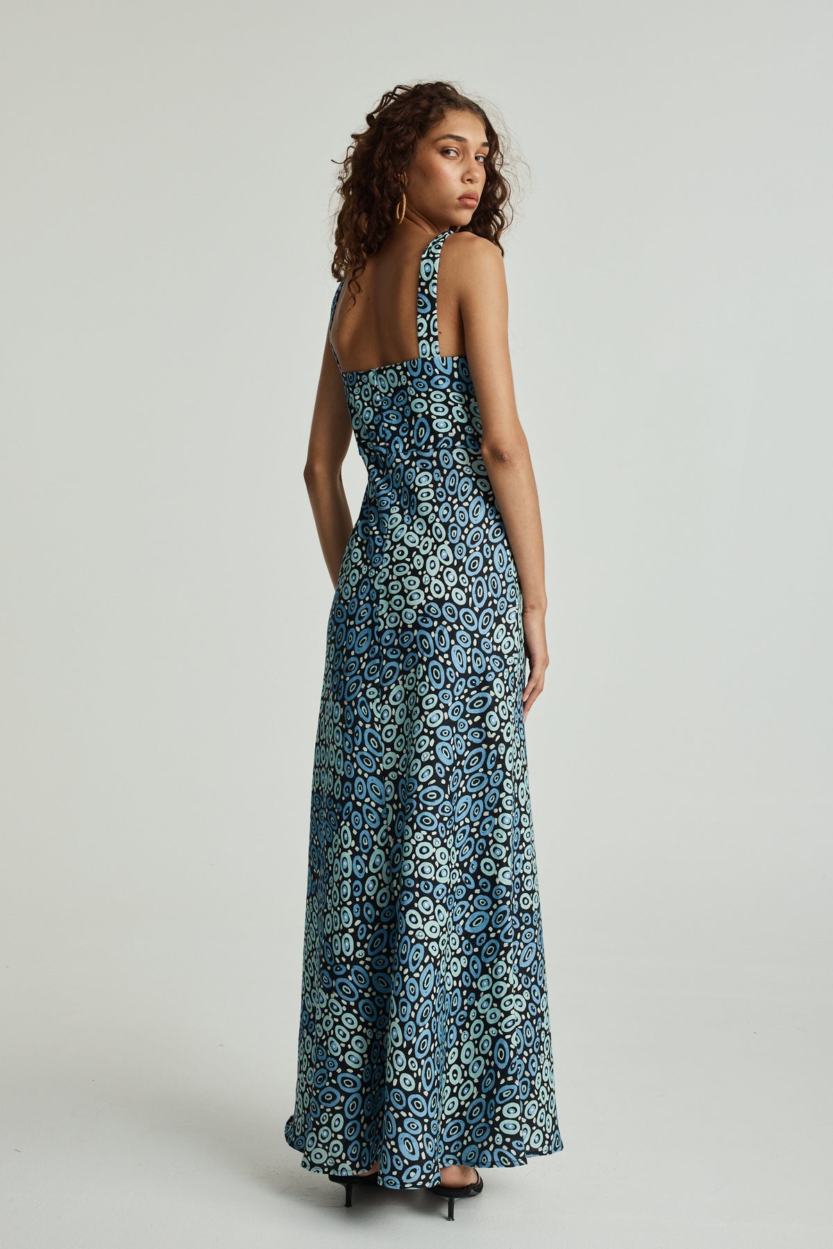 Collectors Edit | Jibaanga Navy Linen Maxi Dress