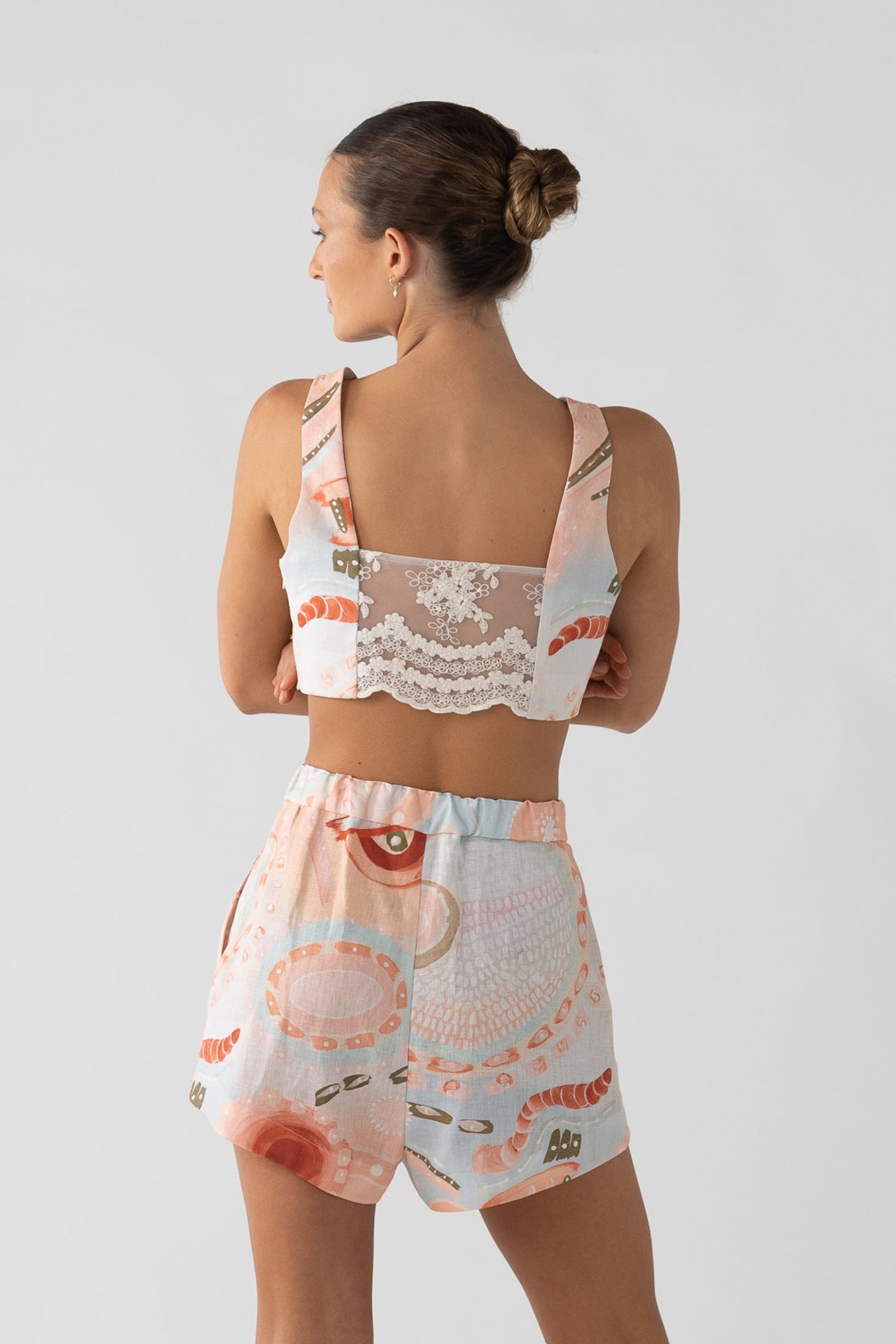 Miinggi Linen Shorts (Ready To Wear)