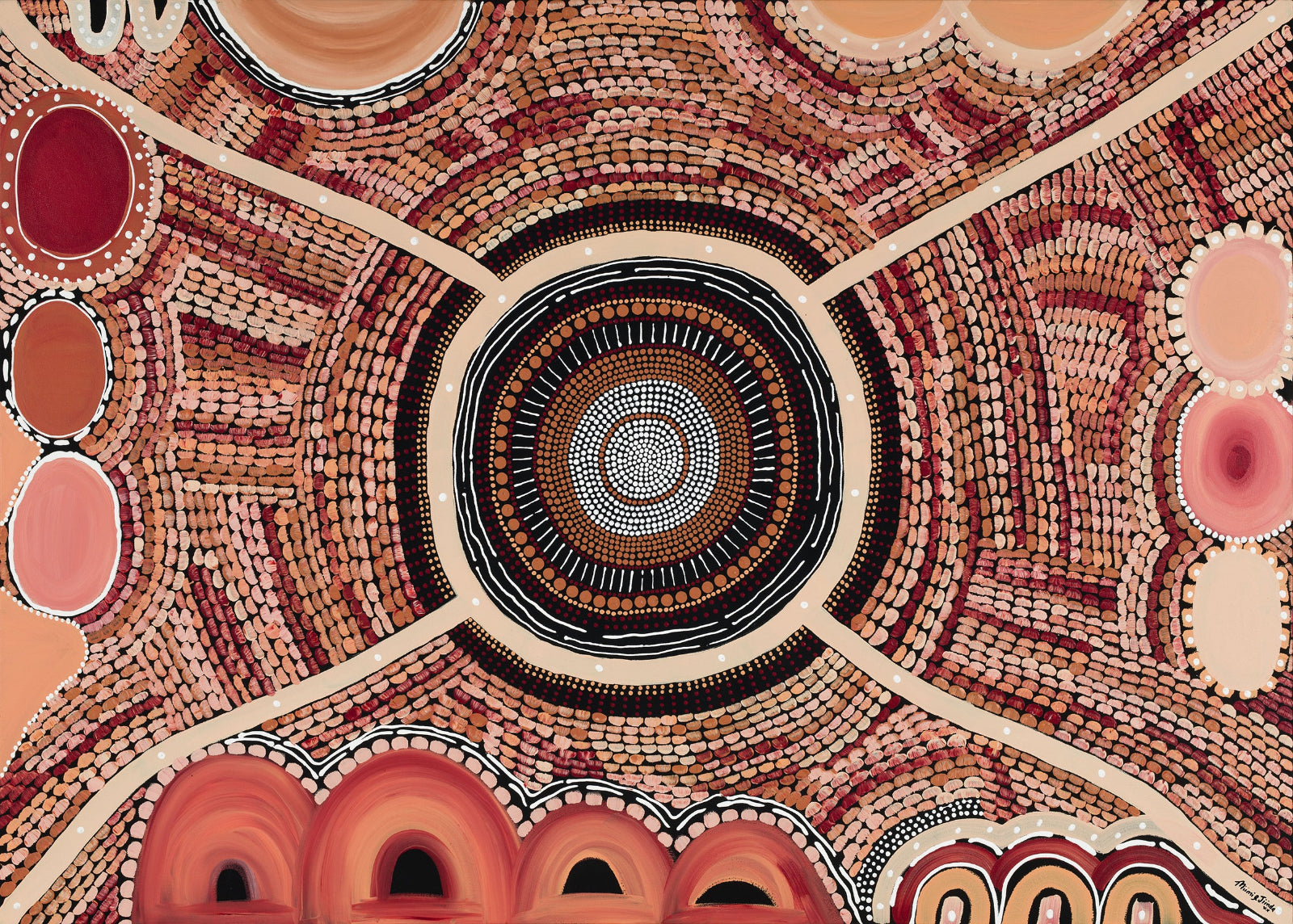 Nuluumga Dreaming Canvas Print Edition