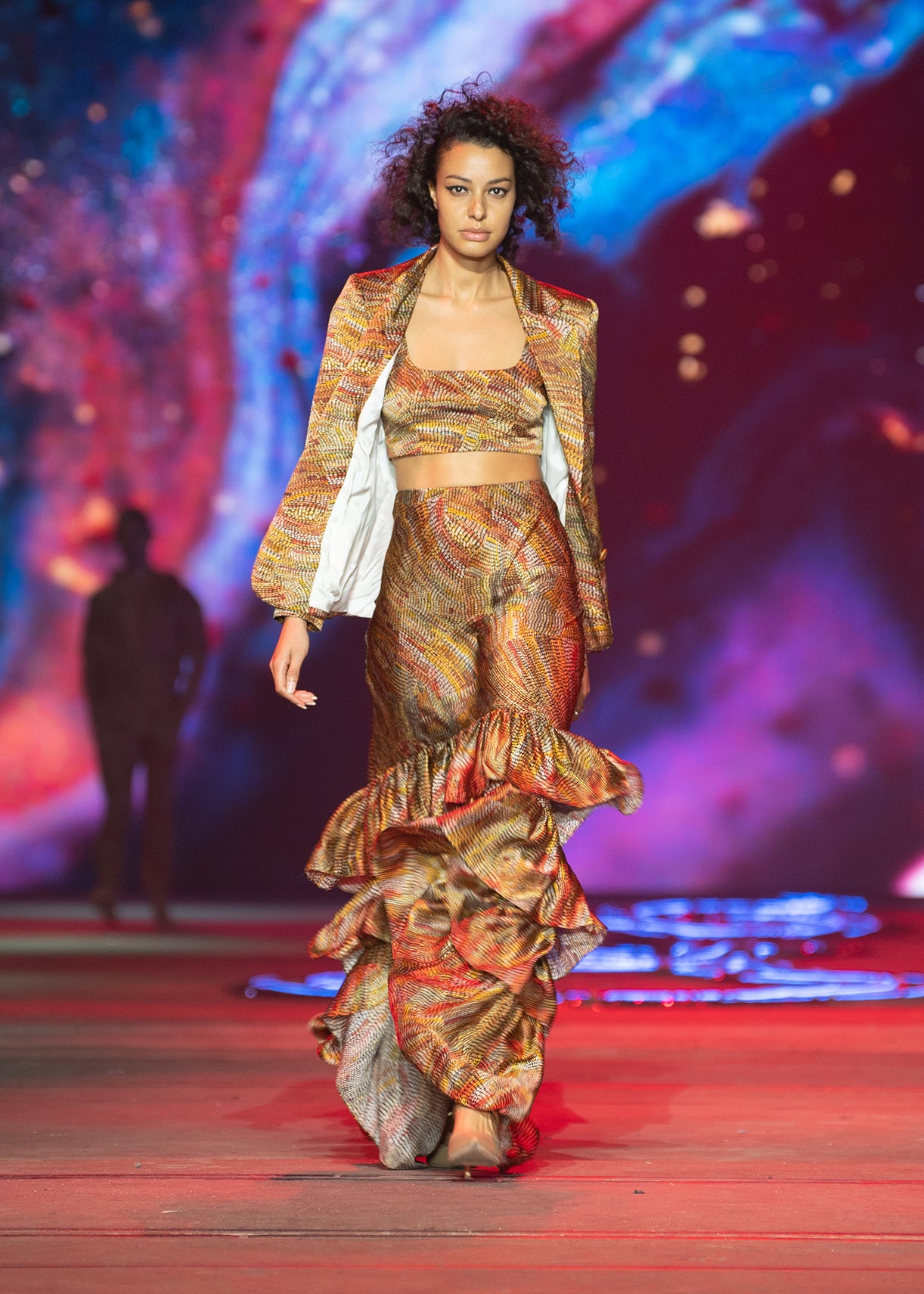 Collectors Edit | Jaanymili Silk Bias Cut Frill Skirt