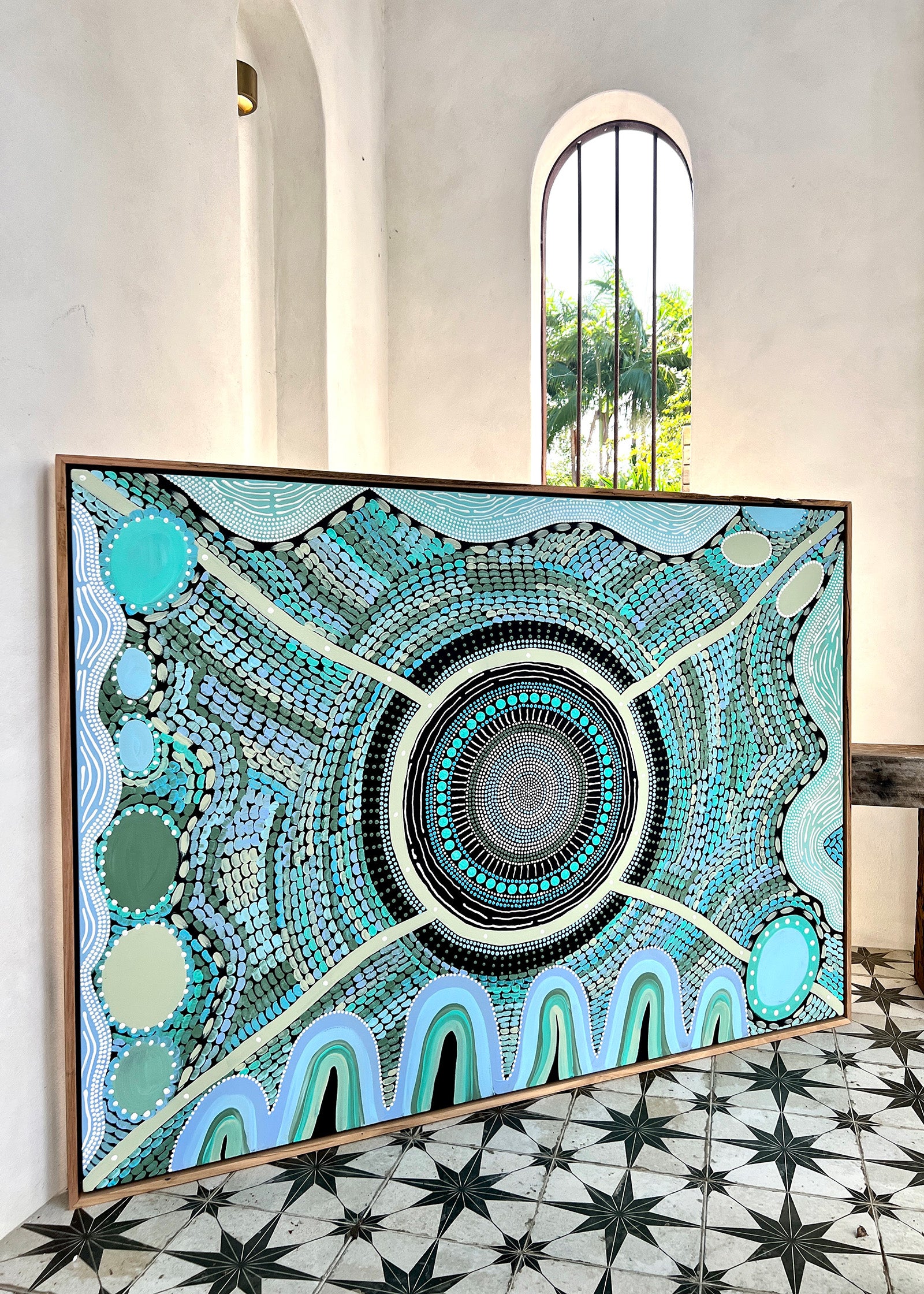 Warrii Wajaarr (East Country) Canvas Print Edition