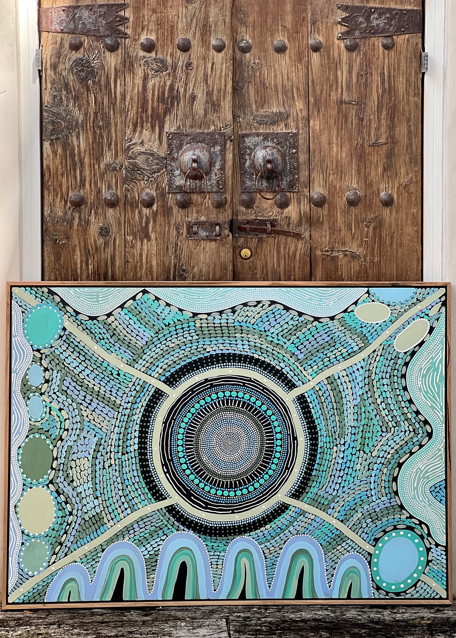 Warrii Wajaarr (East Country) Canvas Print Edition