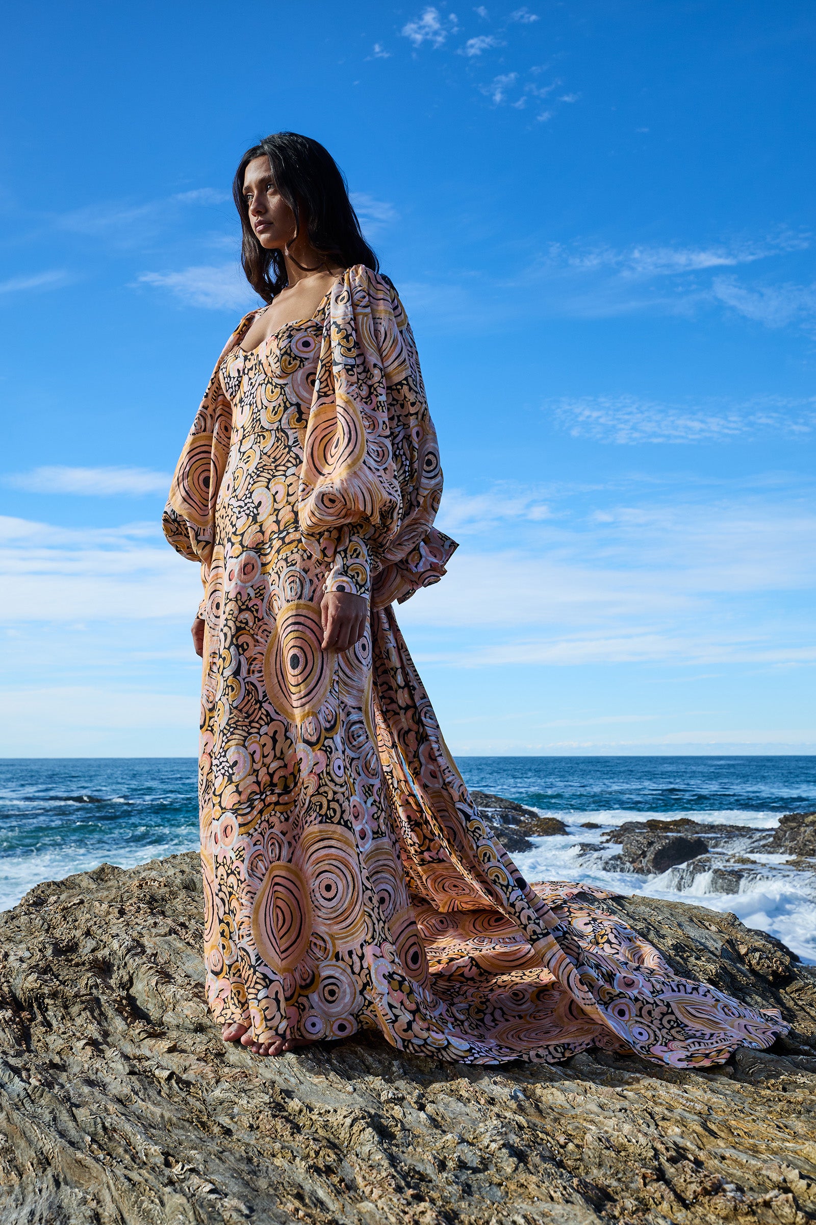 Yarilla Linen Formal Dress