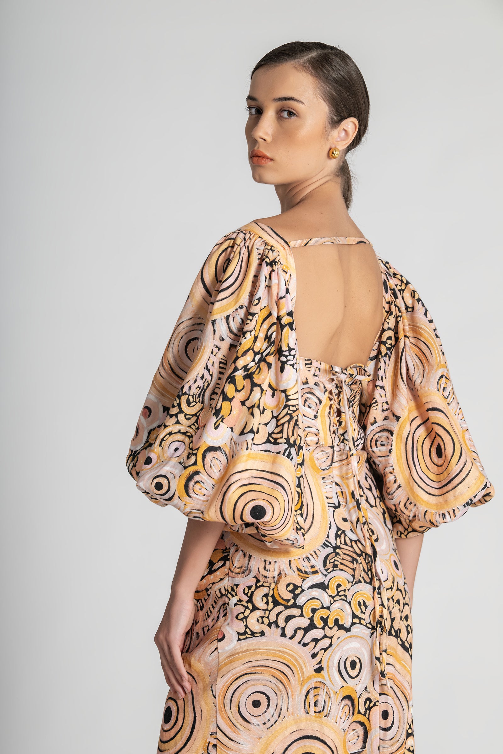 Yarilla Linen Formal Dress