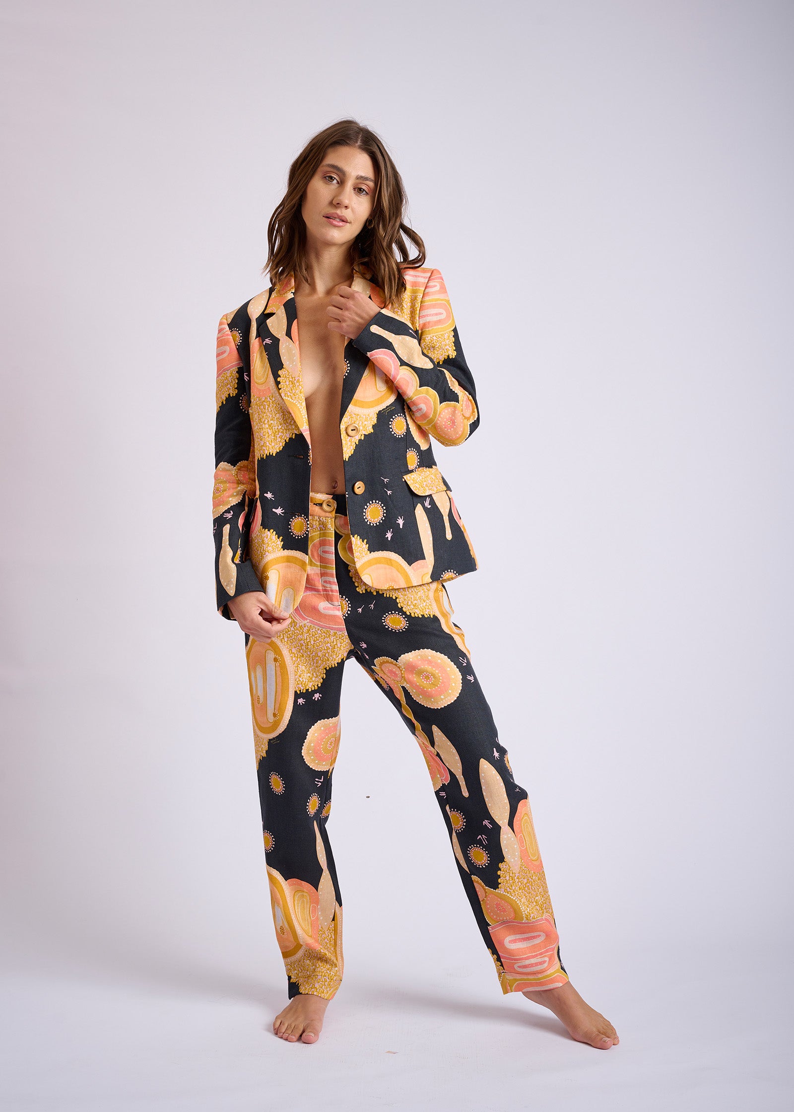 Yuulgarr Linen Flattering Pant