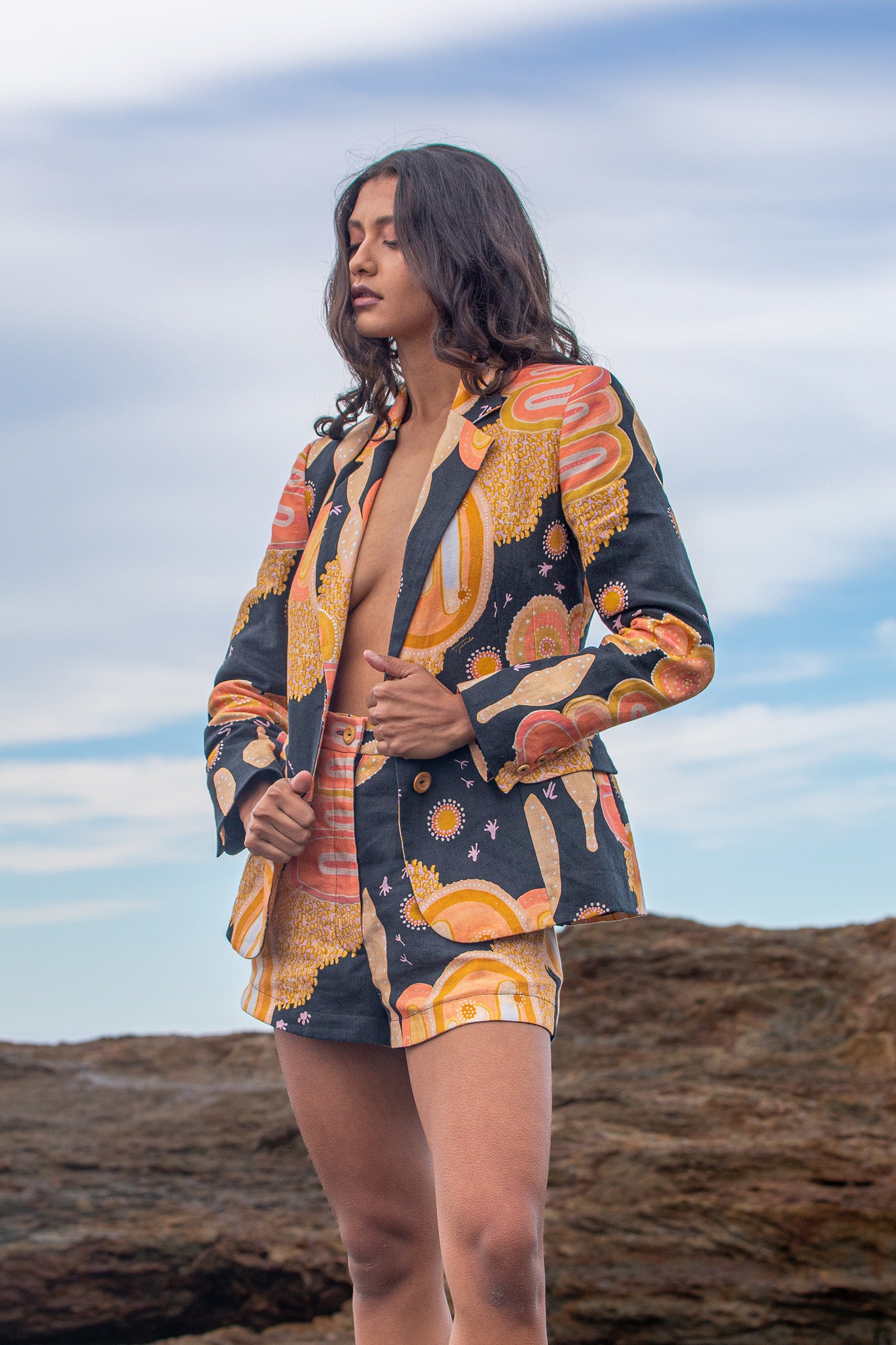 Yuulgarr Linen Slimline Comfort Jacket