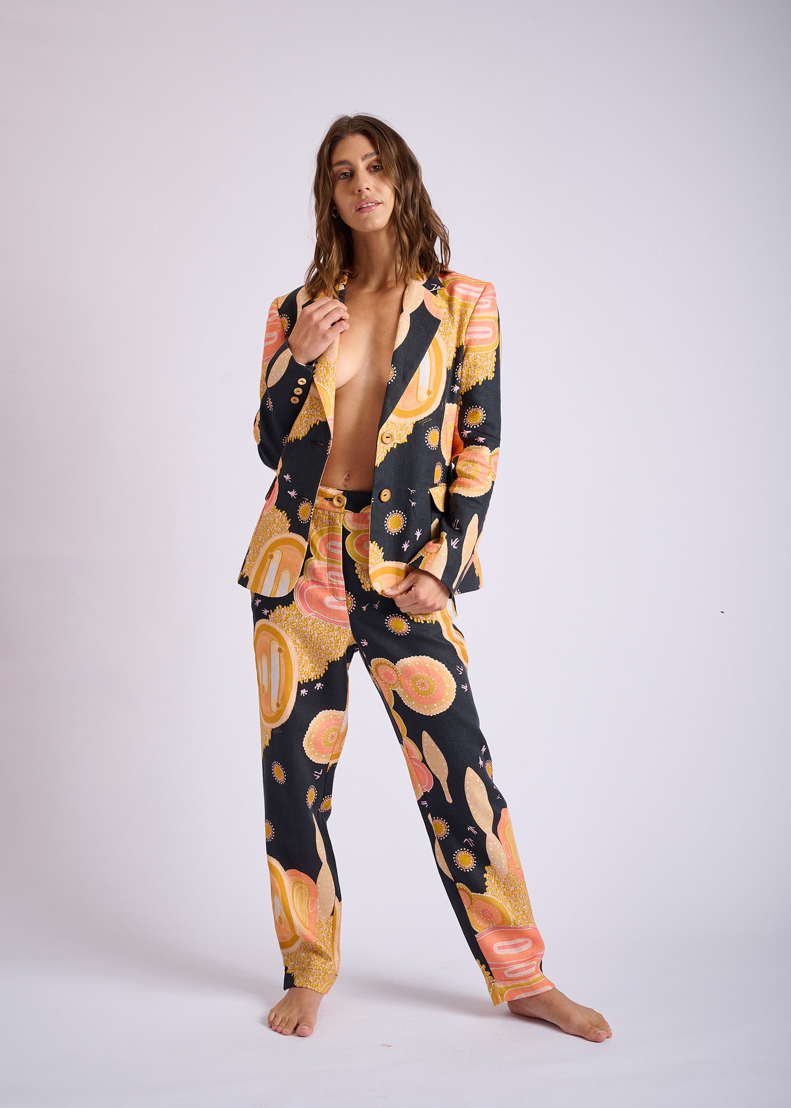 Yuulgarr Linen Flattering Pant (Ready To Wear)