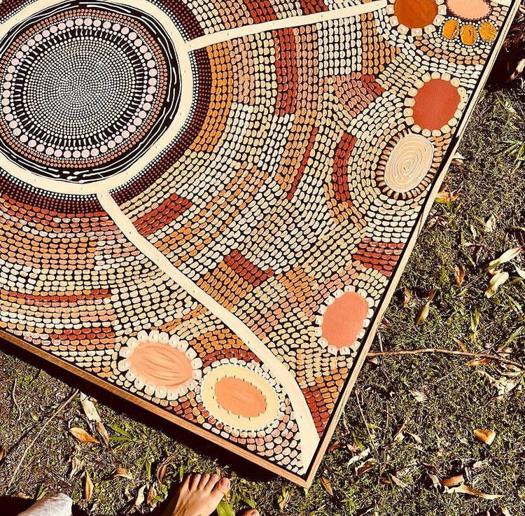 Jagun Dreaming Canvas Print Edition