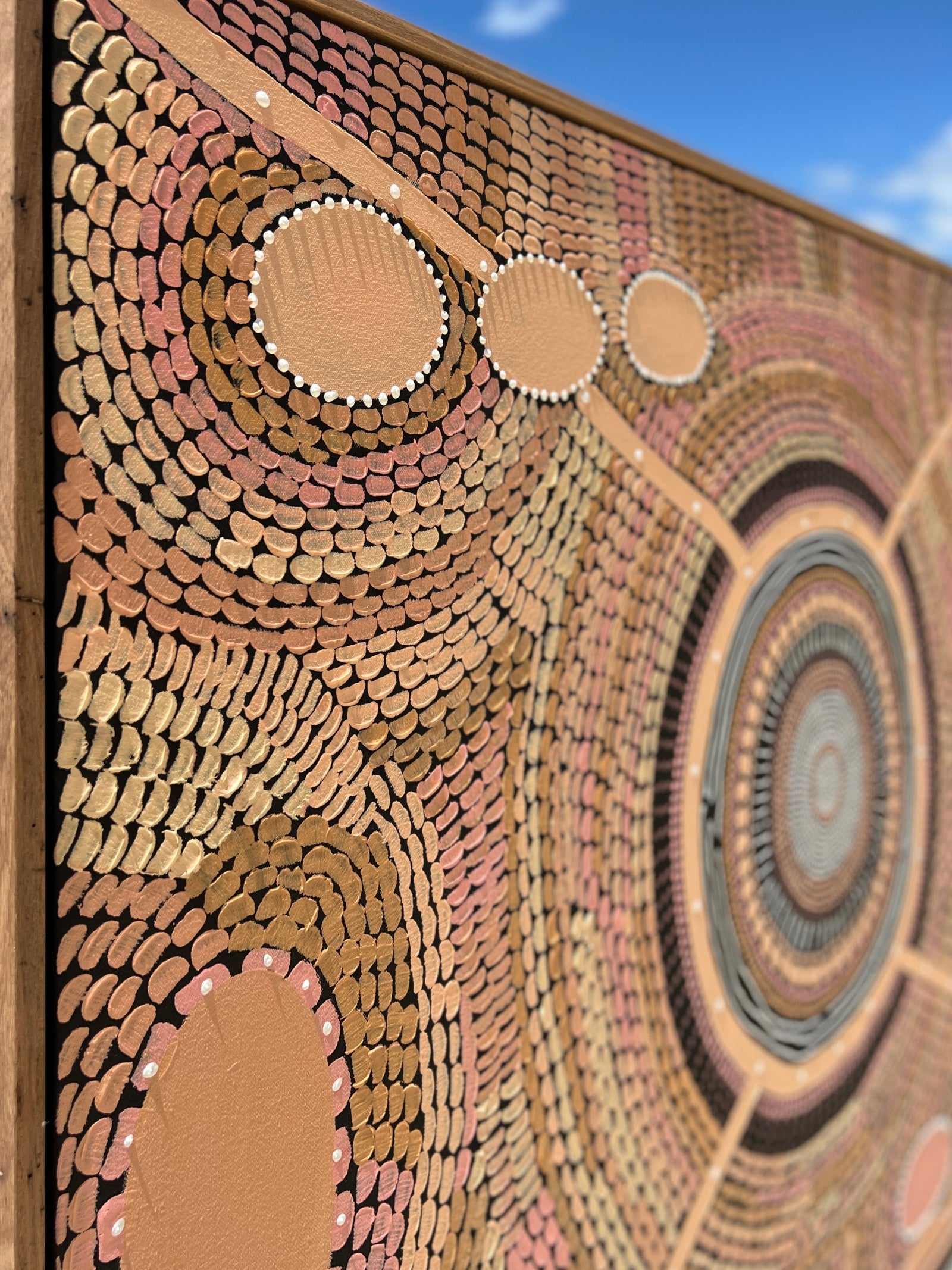 Jindas Jaanymili (Sisters Gathering) Canvas Print Edition