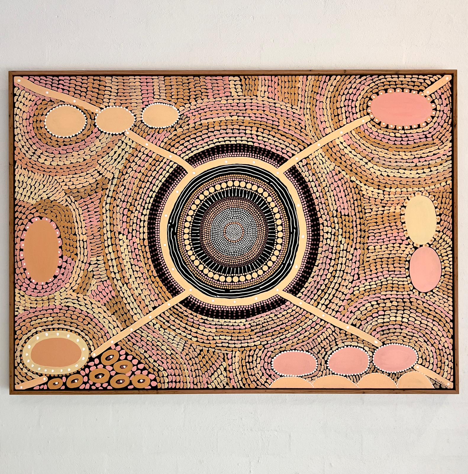 Jindas Jaanymili (Sisters Gathering) Canvas Print Edition