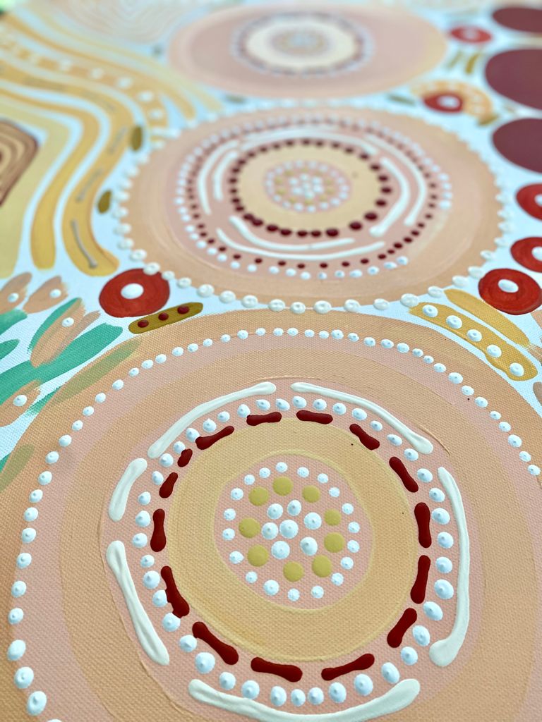 Yillah Waru Waruway Canvas Print Edition