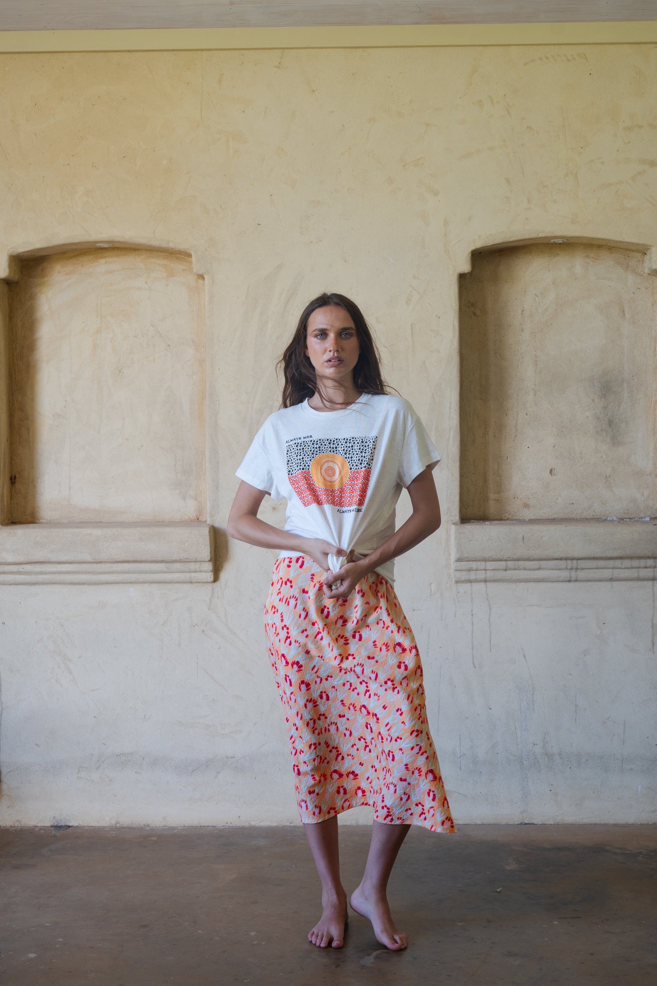 Womens Jagun Flag Tee