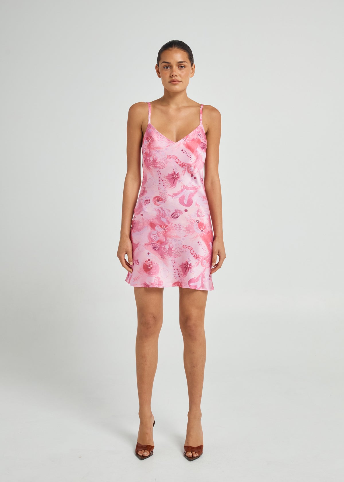 Bias Cut Silk Mini Slip