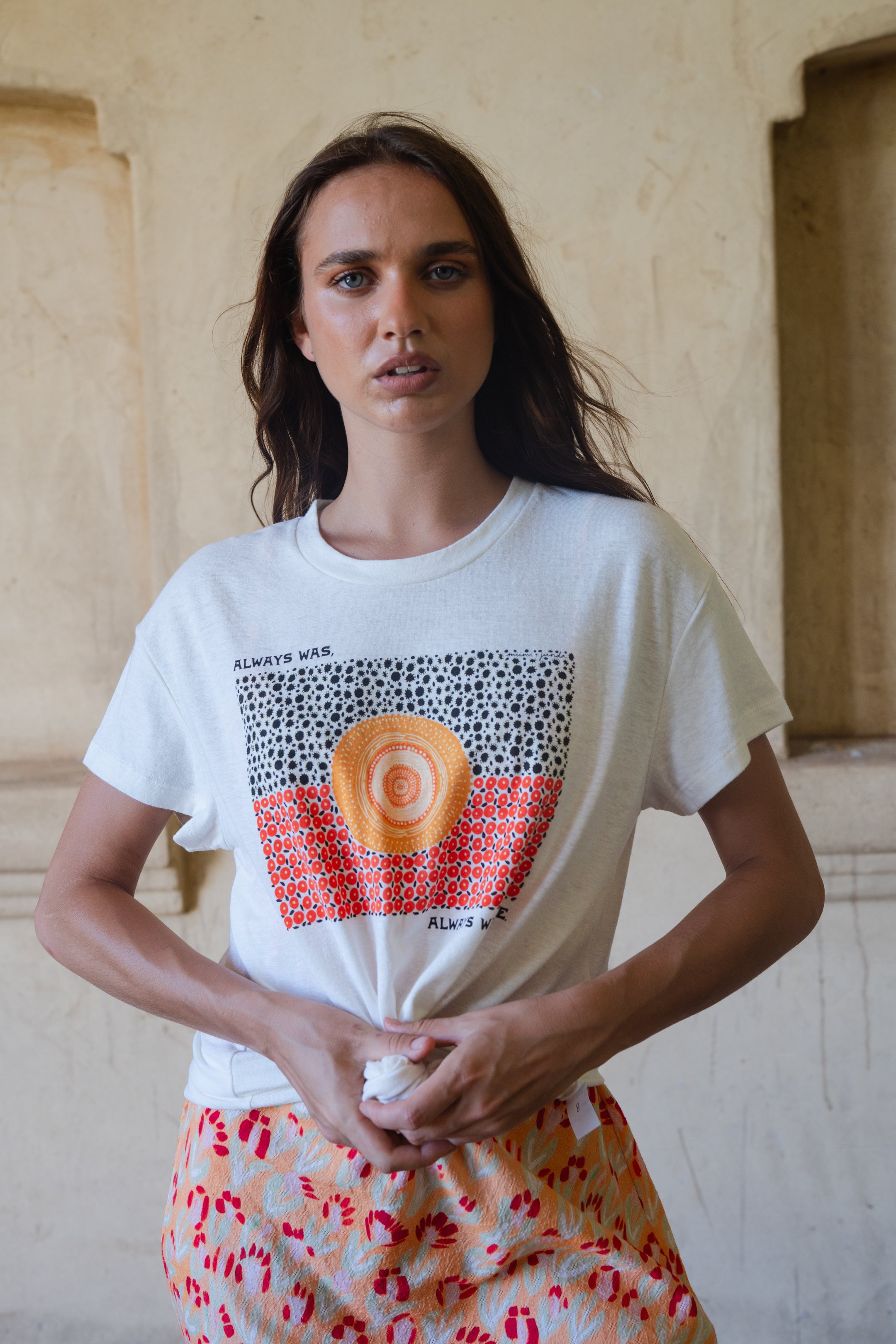 Womens Jagun Flag Tee