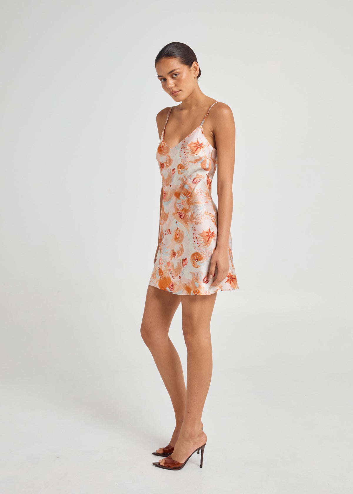 Bias Cut Silk Mini Slip