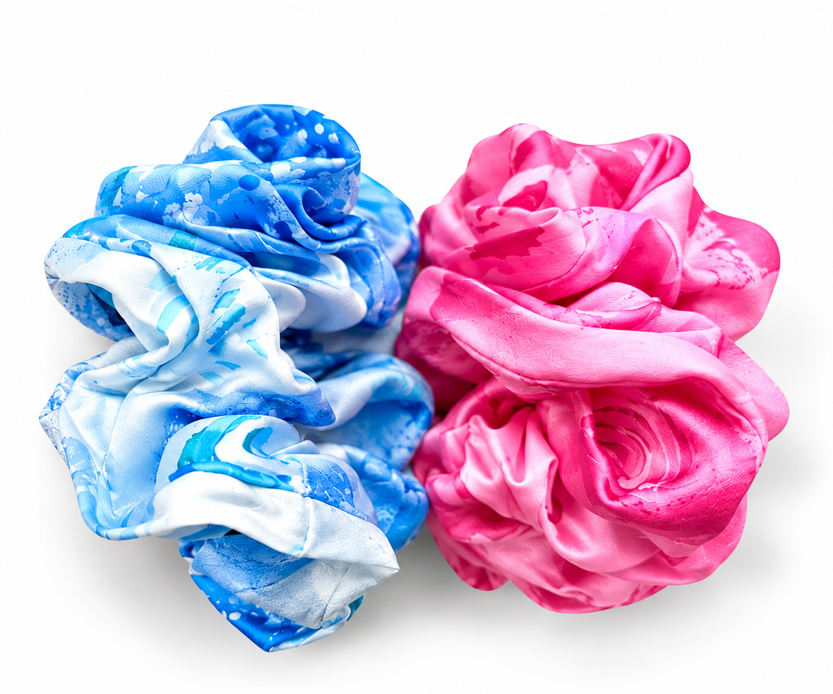 Migaana Silk Scrunchies - Set of Two
