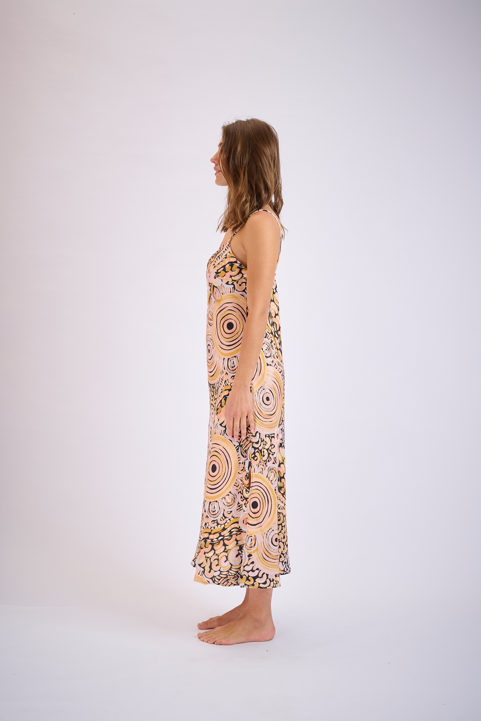 Yarilla Linen Slip Dress (Ready To Wear)