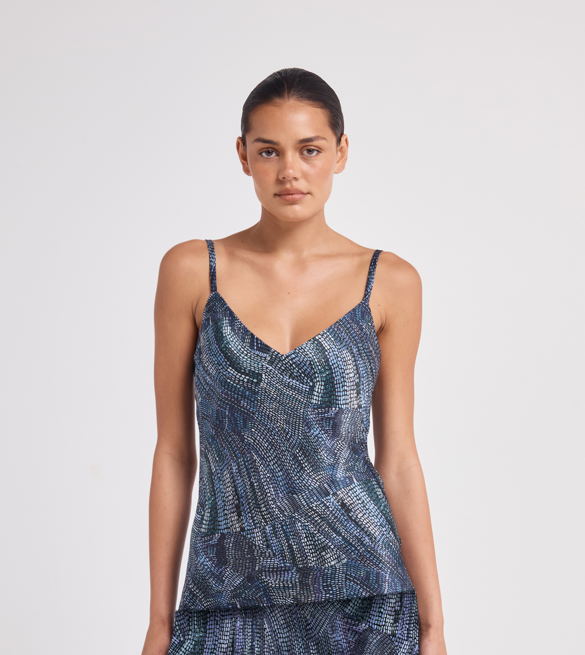 Bias Cut Silk Camisole