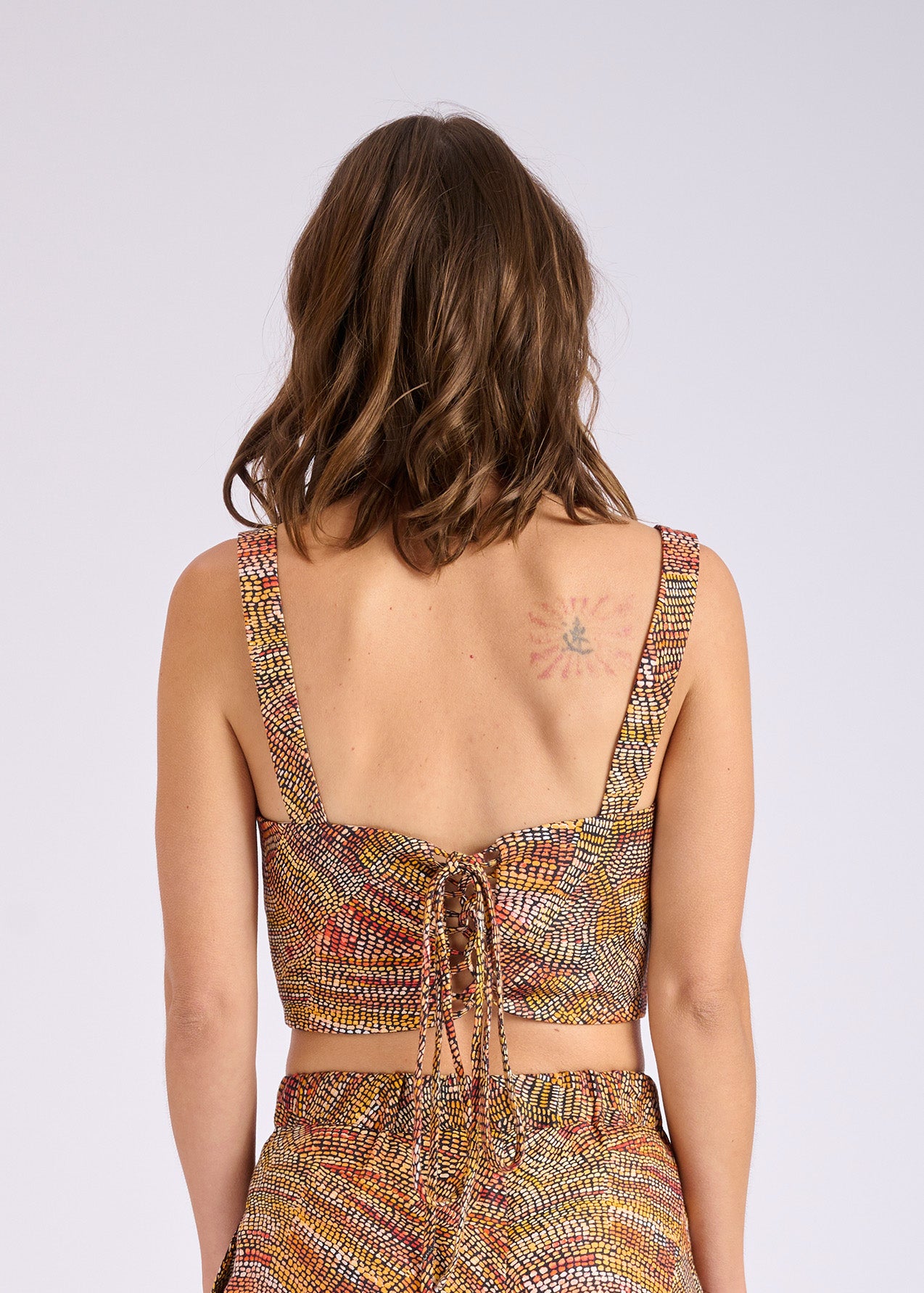 Jaanymili Linen Laced-Up Corset (Pre Order) Nov/Dec Delivery