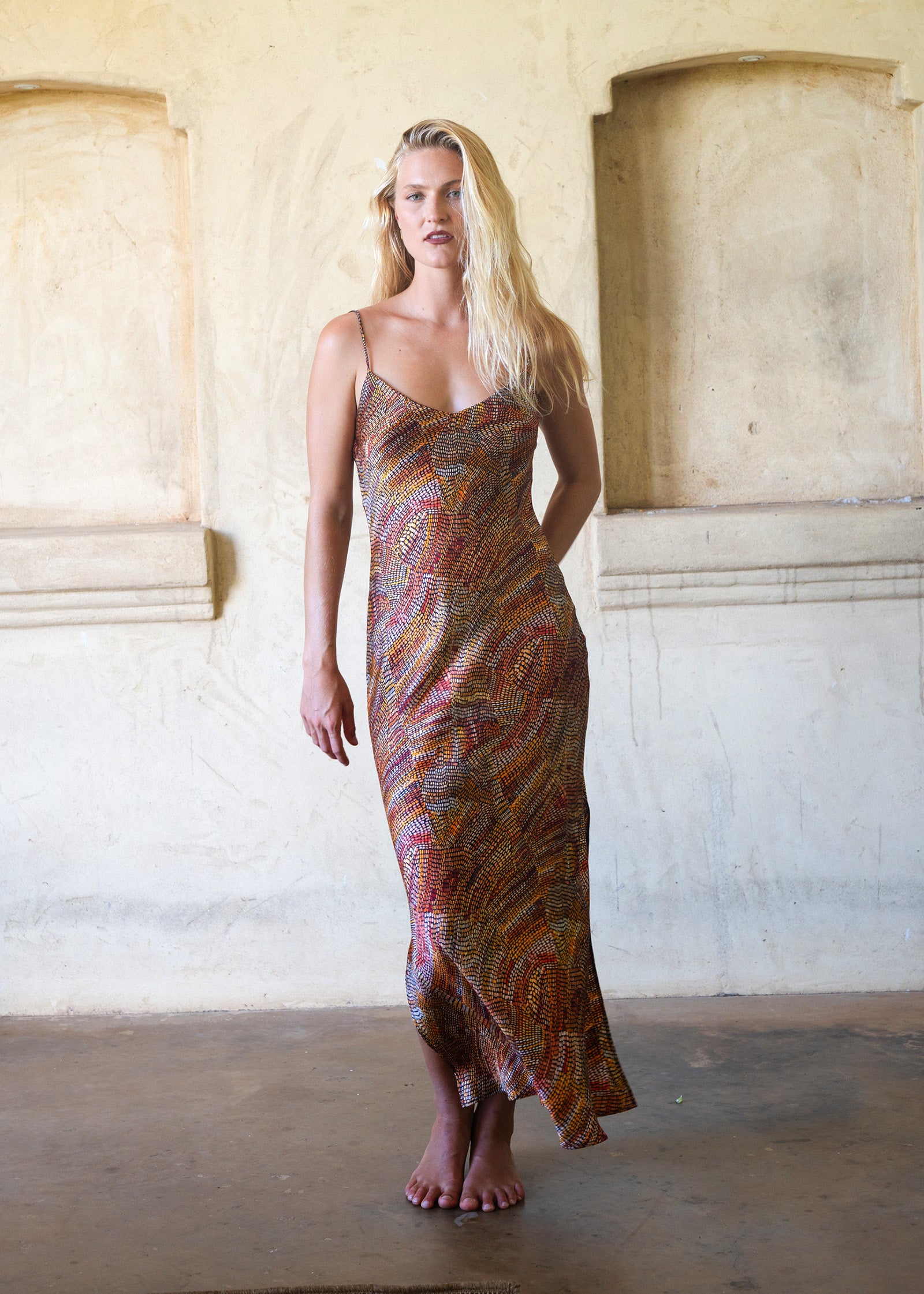 Jaanymili Silk Slip Dress (Ready To Wear)