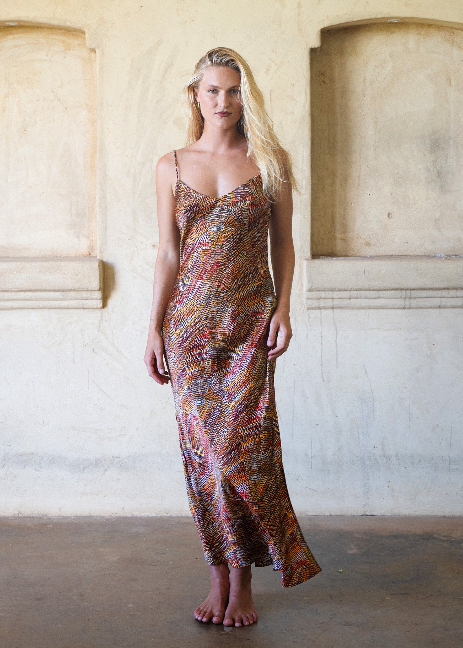 Jaanymili Silk Slip Dress (Ready To Wear)