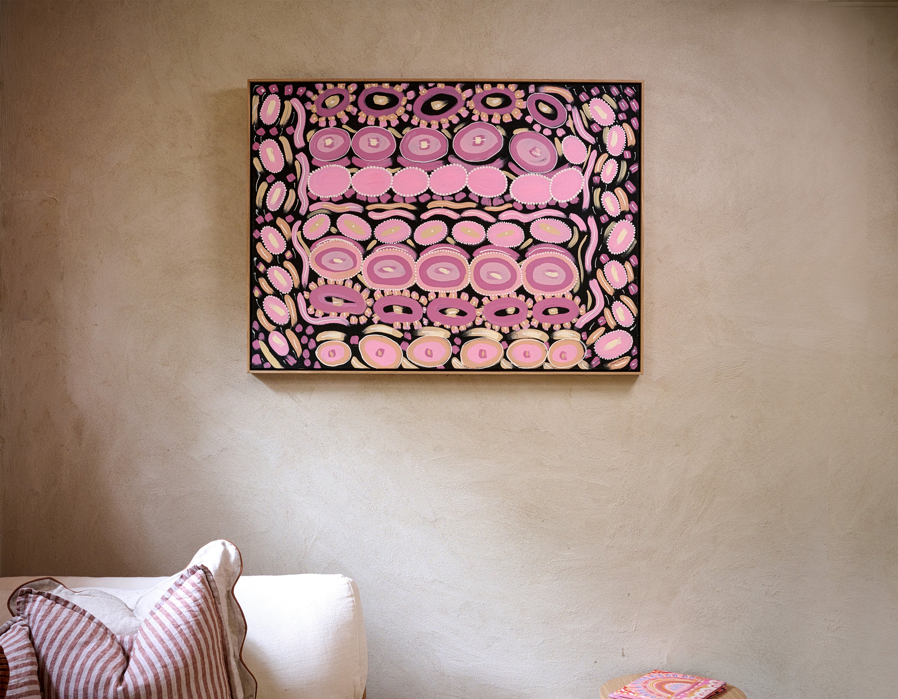 Jiibaanga Wuuban (Pink Waterhole), Original Painting