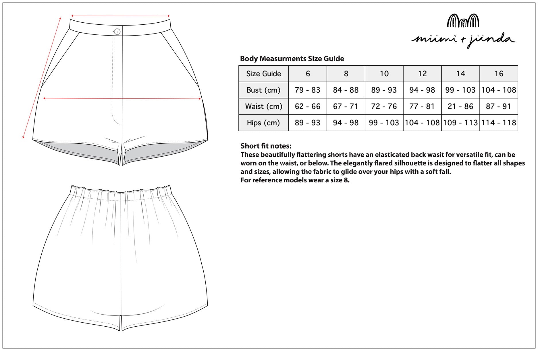 Yarilla Linen Shorts (Pre Order) Nov/Dec Delivery