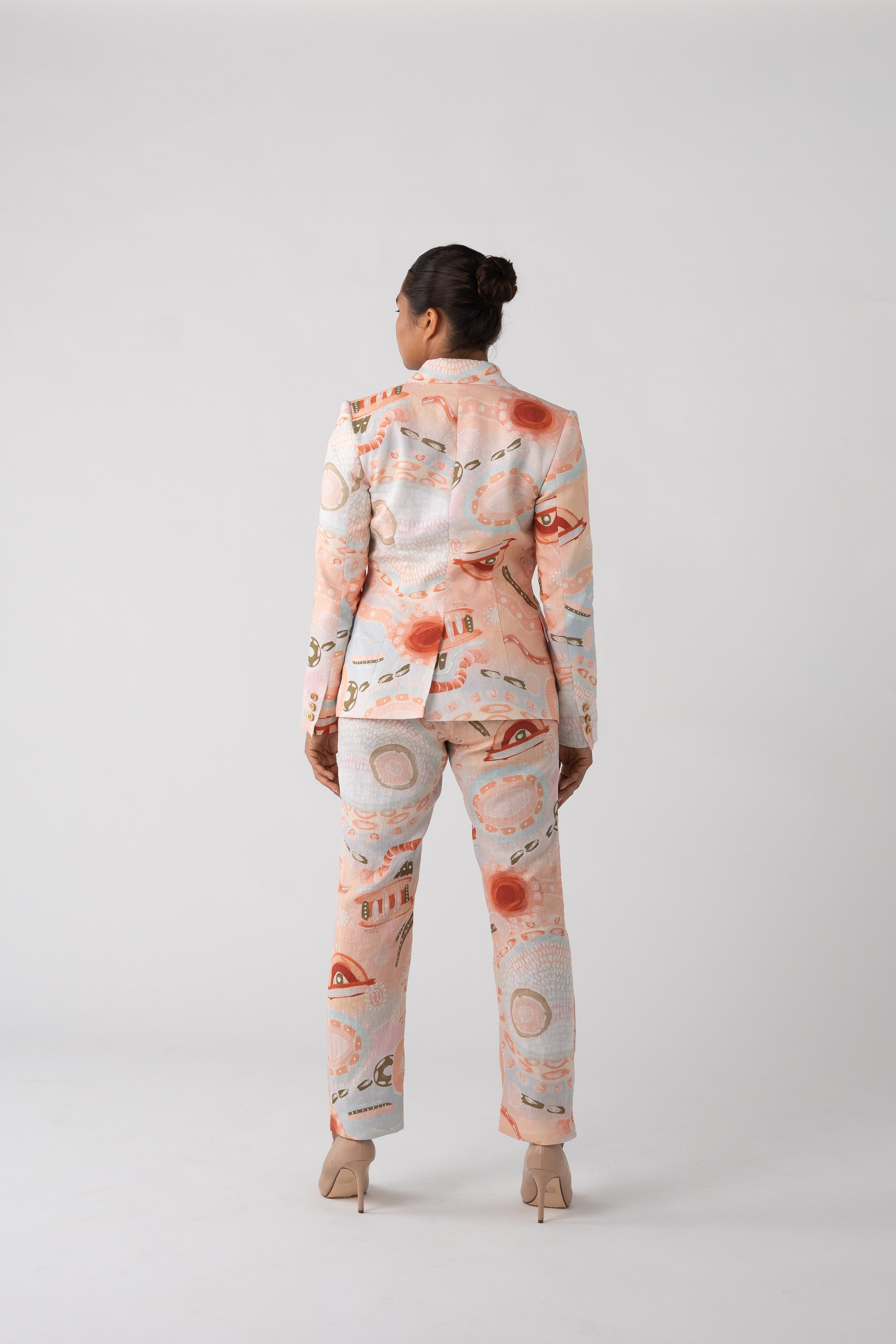 Miinggi Heart Linen Flattering Pant