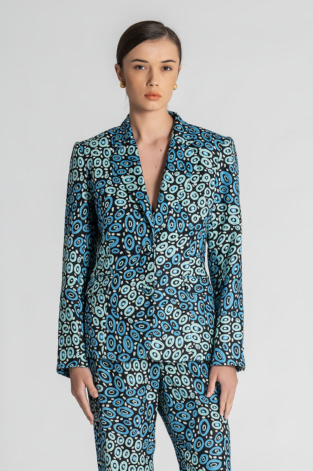 Collectors Edit |  Jibaanga Navy Linen Slimline Comfort Jacket