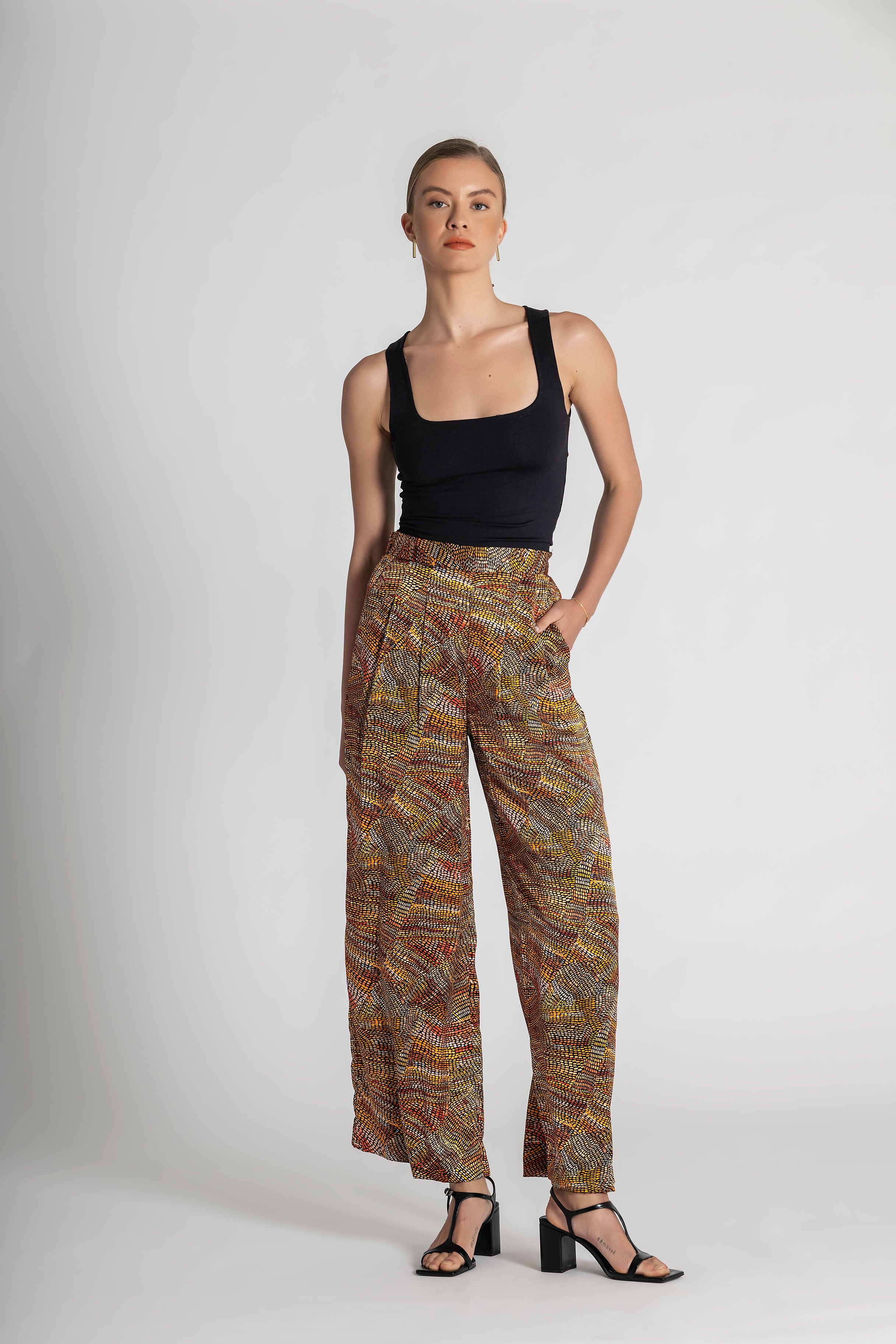 Collectors Edit |  Jaanymilli Silk Tailored Wide Leg Pants