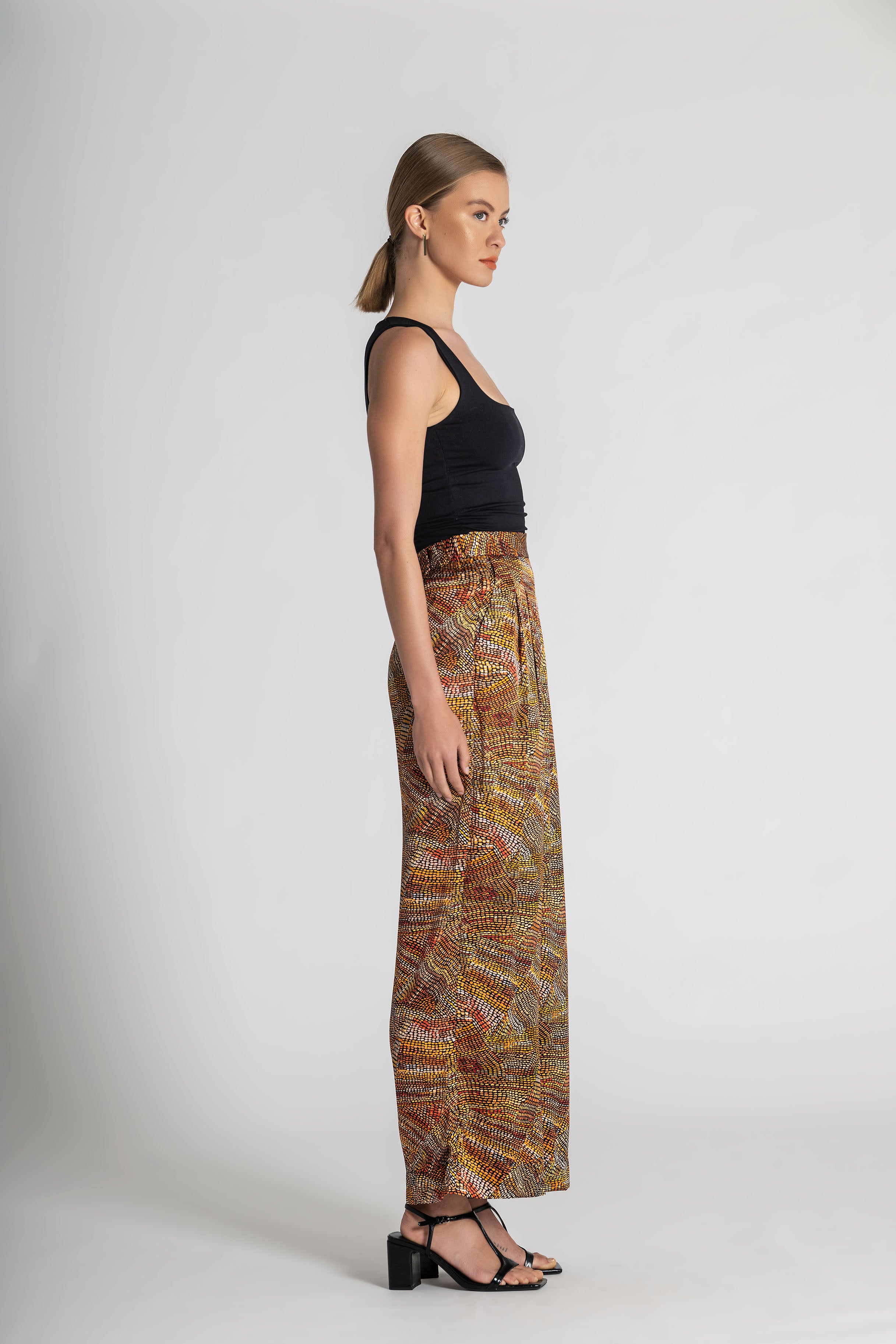 Collectors Edit |  Jaanymilli Silk Tailored Wide Leg Pants