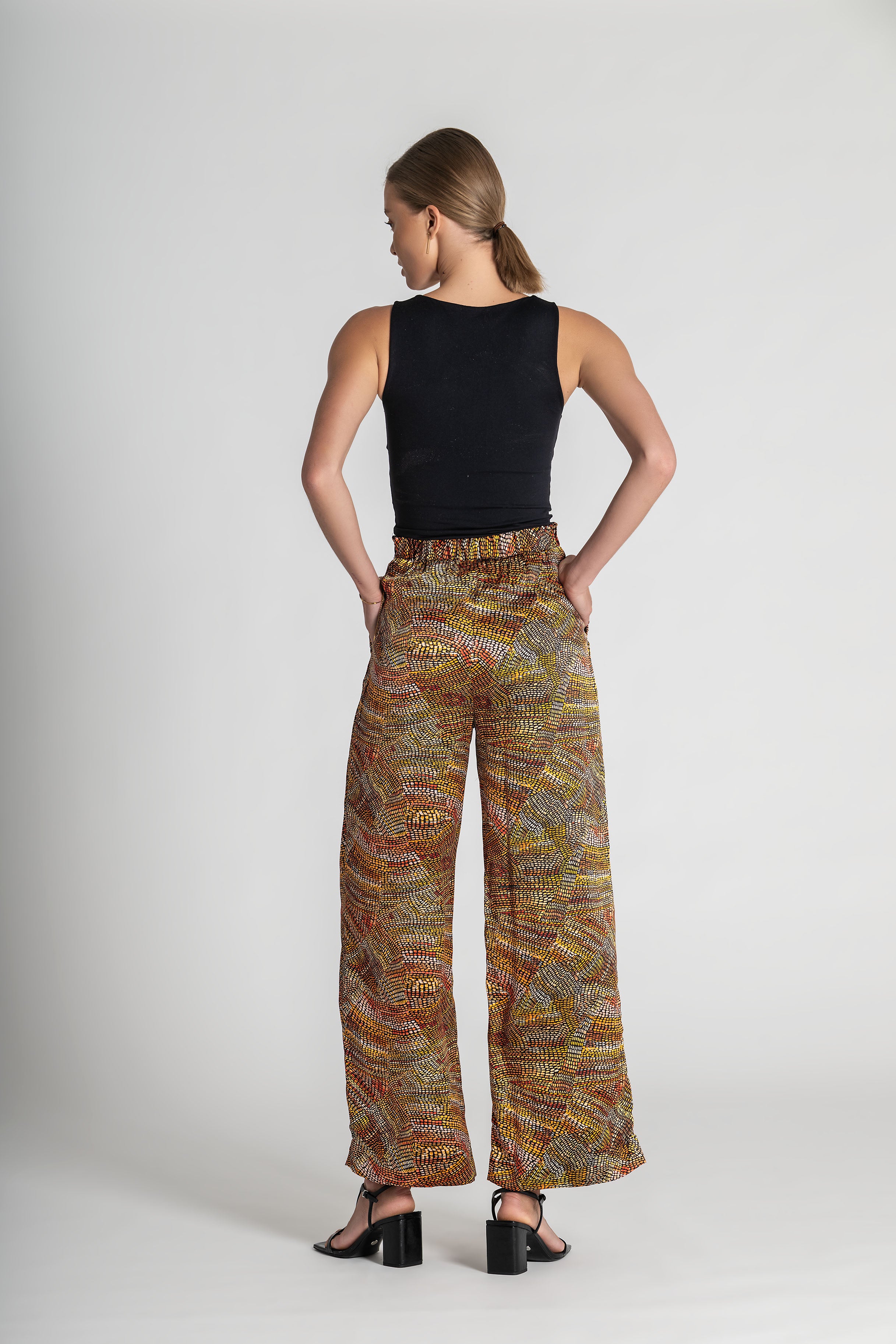 Collectors Edit |  Jaanymilli Silk Tailored Wide Leg Pants