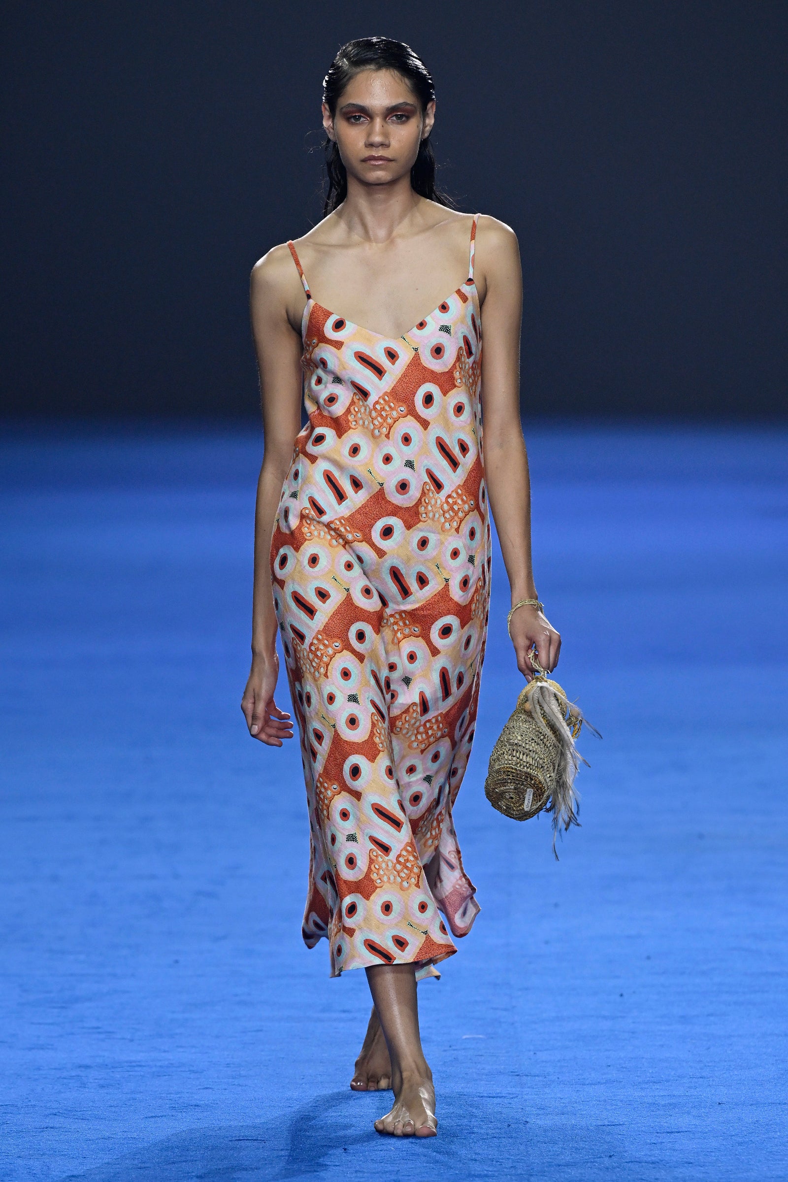 Baarlu Linen Slip Dress (Ready To Wear)