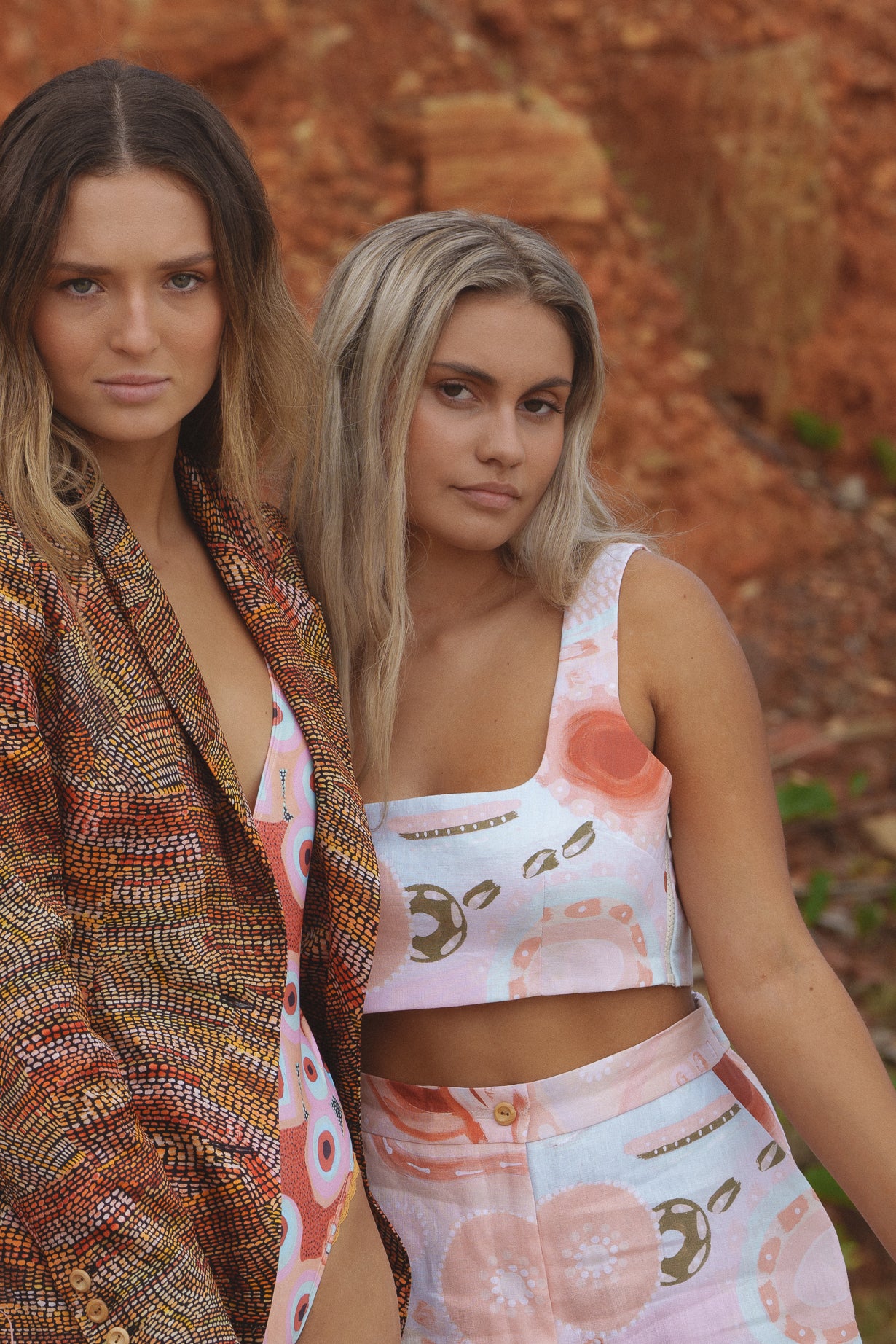 Collectors Edit | Miinggi Lace Back Linen Crop Top