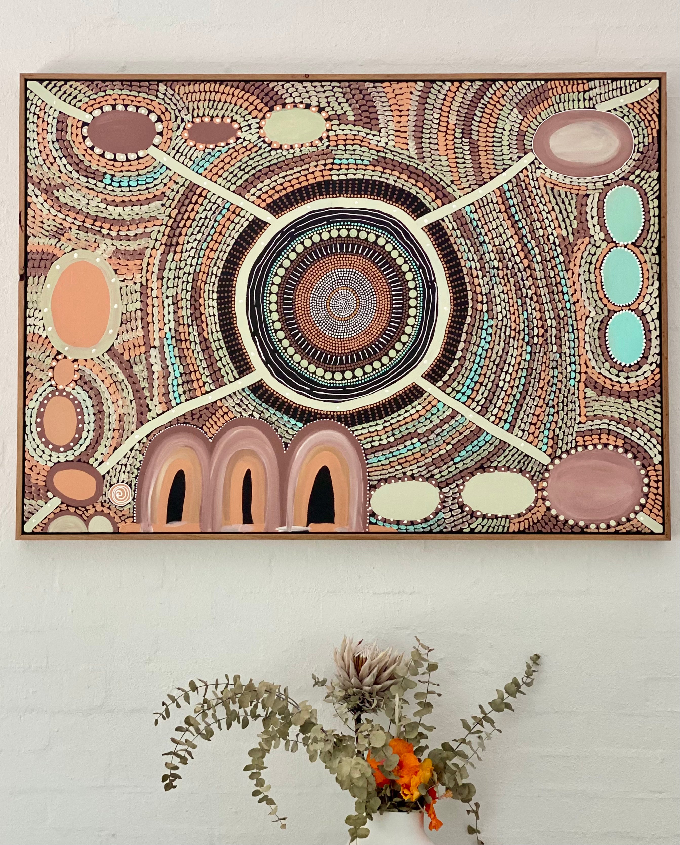 The Gaagal Marrall indigenous artwork by Miimi and Jiinda is inspired by the many intricate colours found in the ocean.